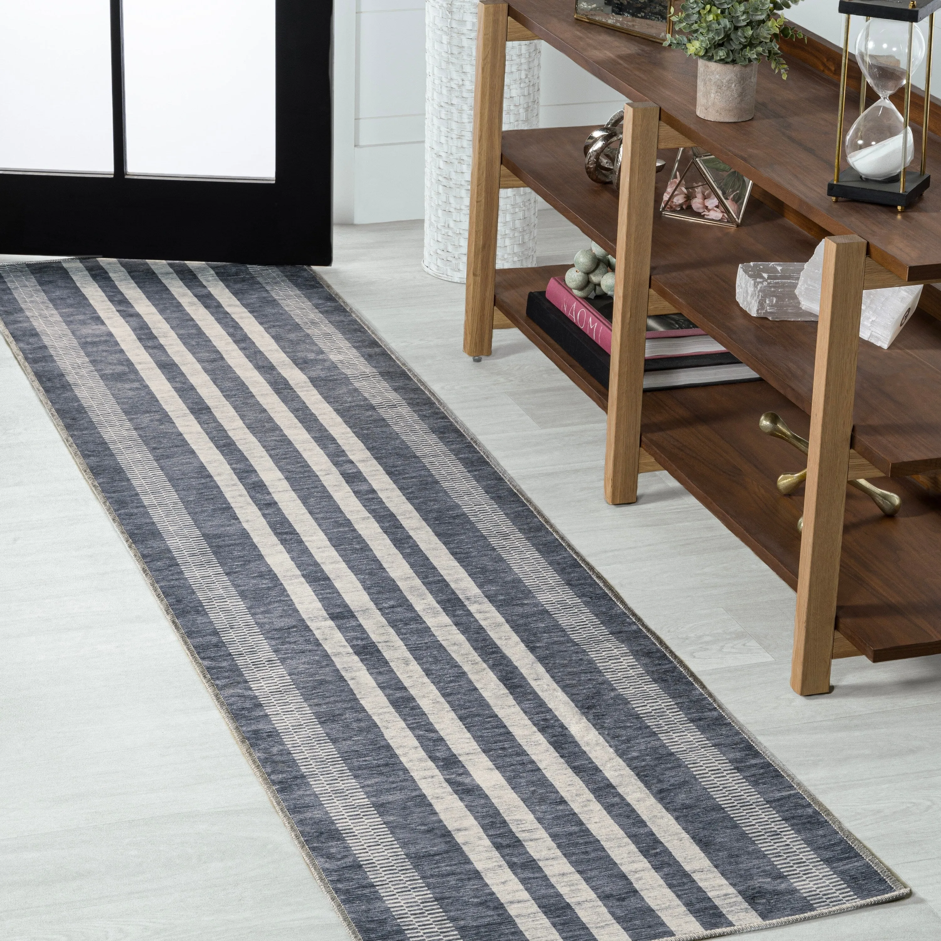 JONATHAN Y Timantii Bohemian Medallion Textured Weave Machine Washable Area Rug