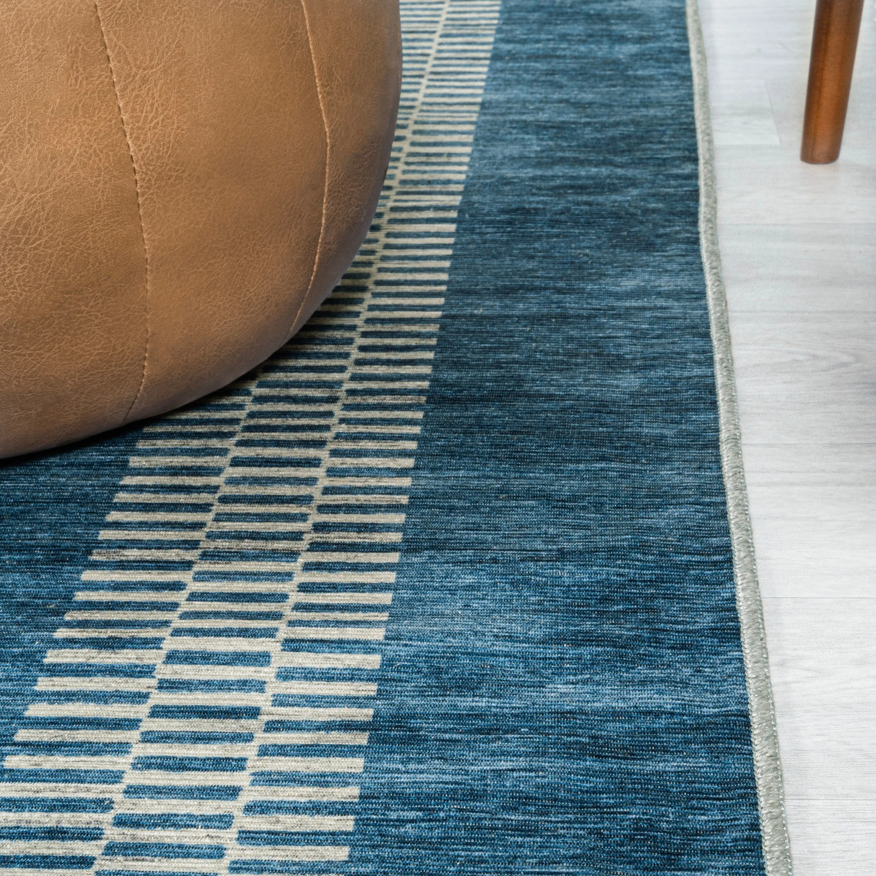 JONATHAN Y Timantii Bohemian Medallion Textured Weave Machine Washable Area Rug