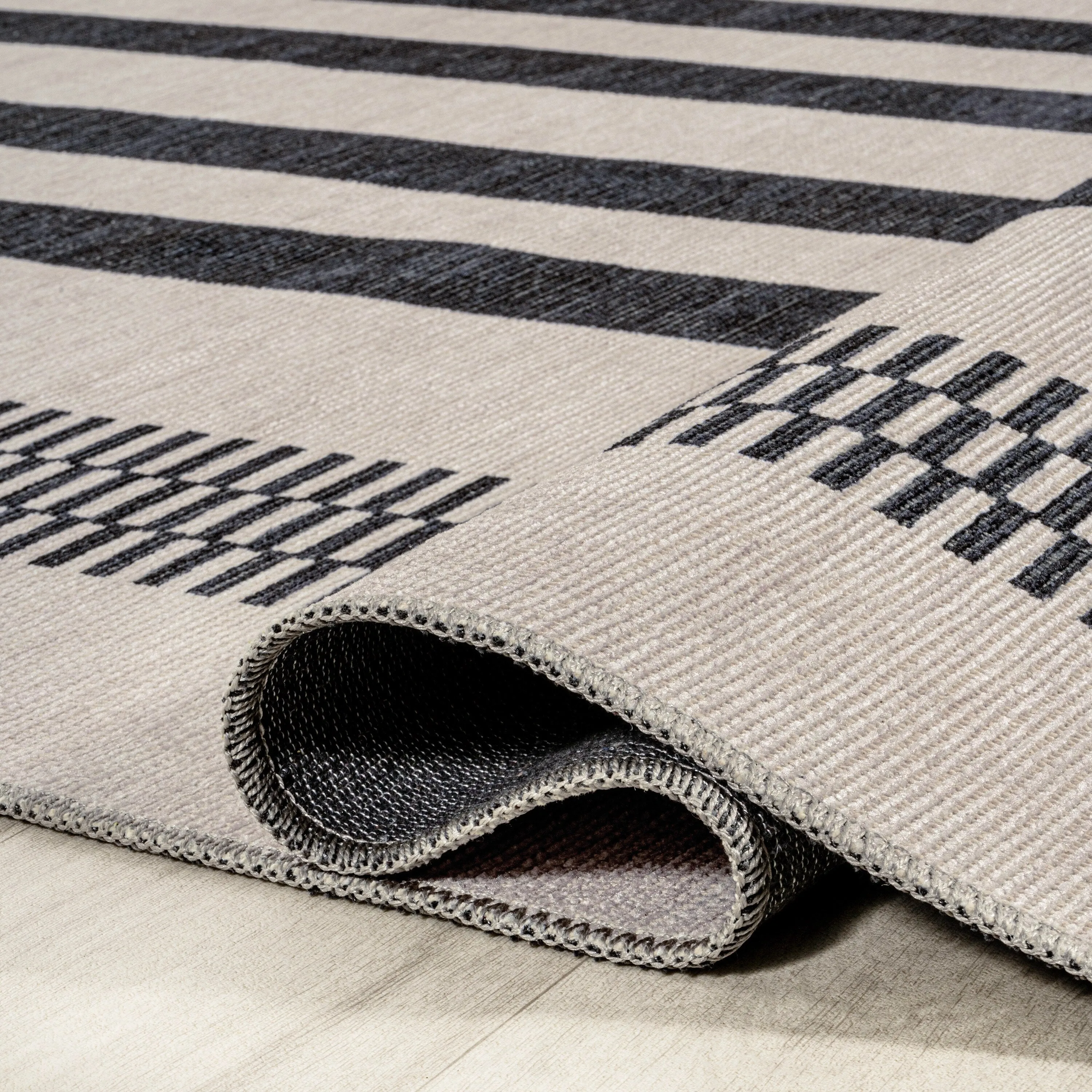 JONATHAN Y Timantii Bohemian Medallion Textured Weave Machine Washable Area Rug
