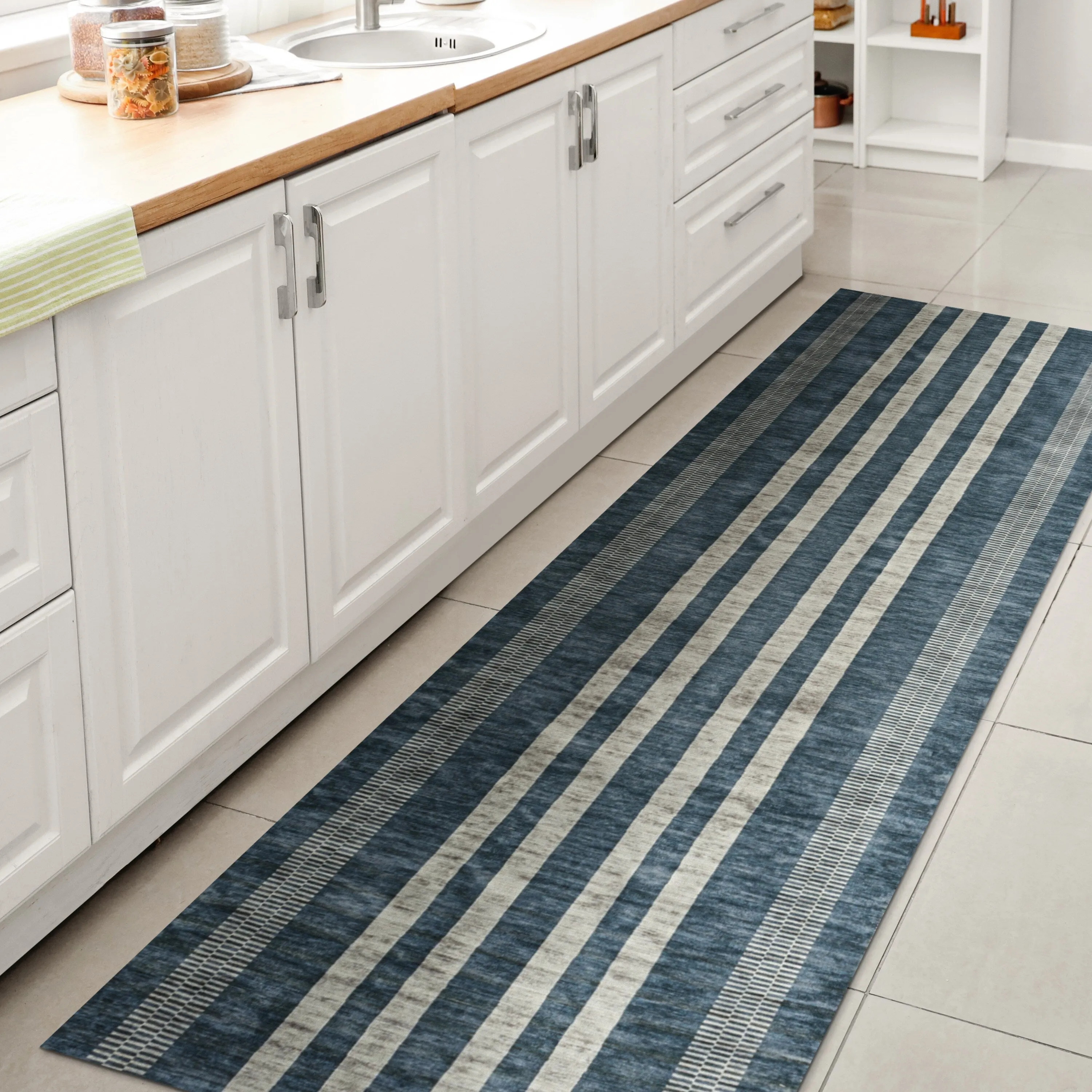 JONATHAN Y Timantii Bohemian Medallion Textured Weave Machine Washable Area Rug