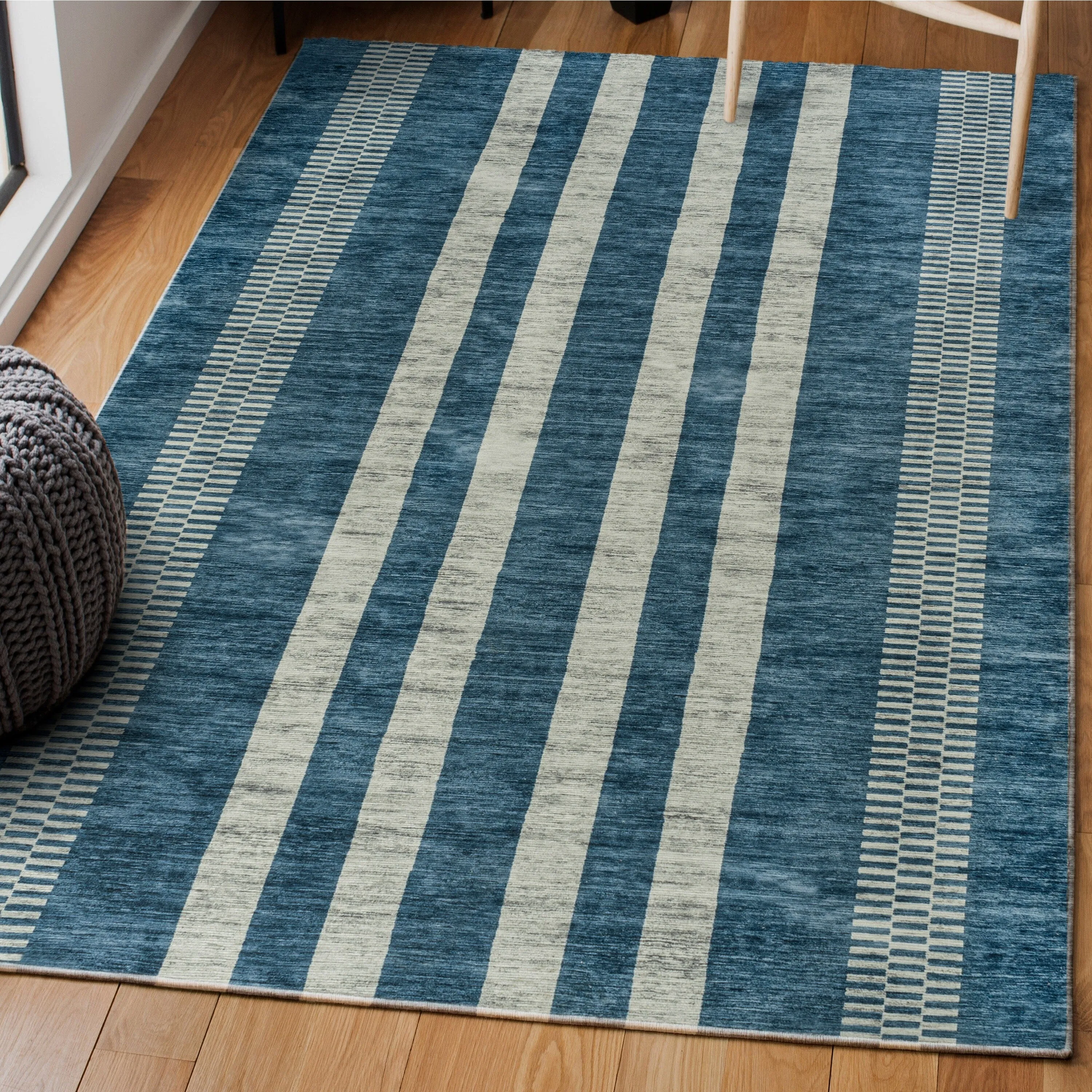 JONATHAN Y Timantii Bohemian Medallion Textured Weave Machine Washable Area Rug
