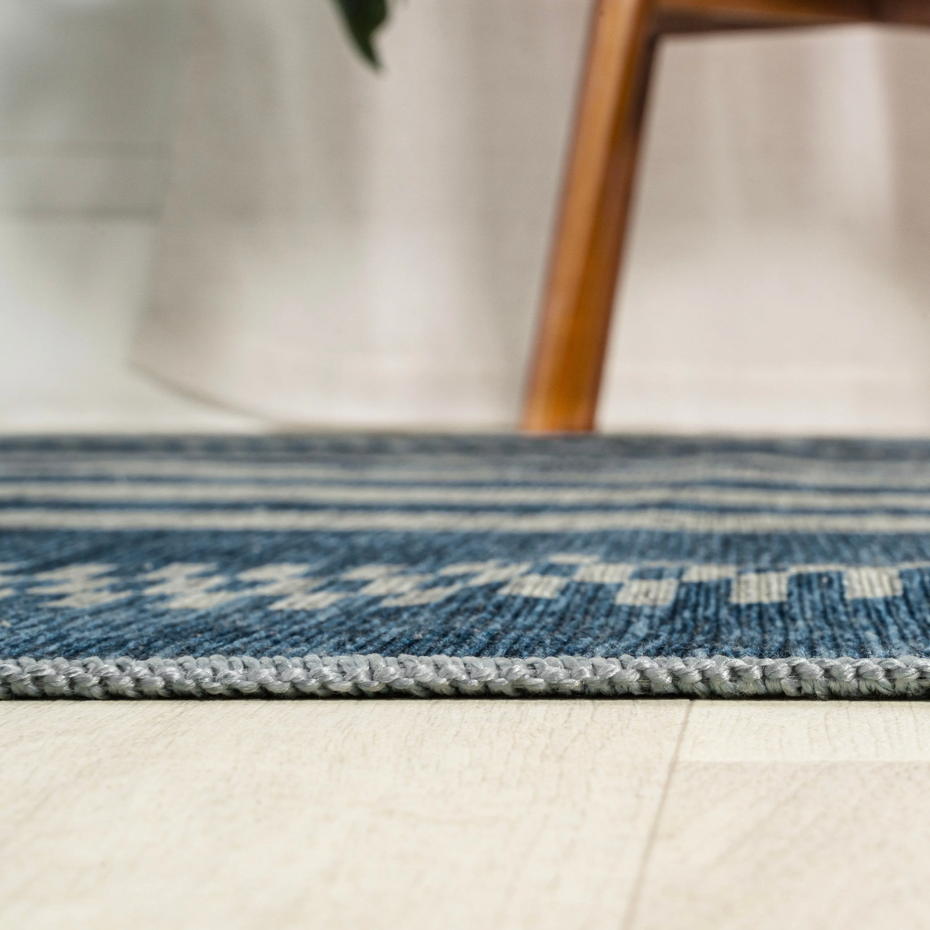 JONATHAN Y Timantii Bohemian Medallion Textured Weave Machine Washable Area Rug
