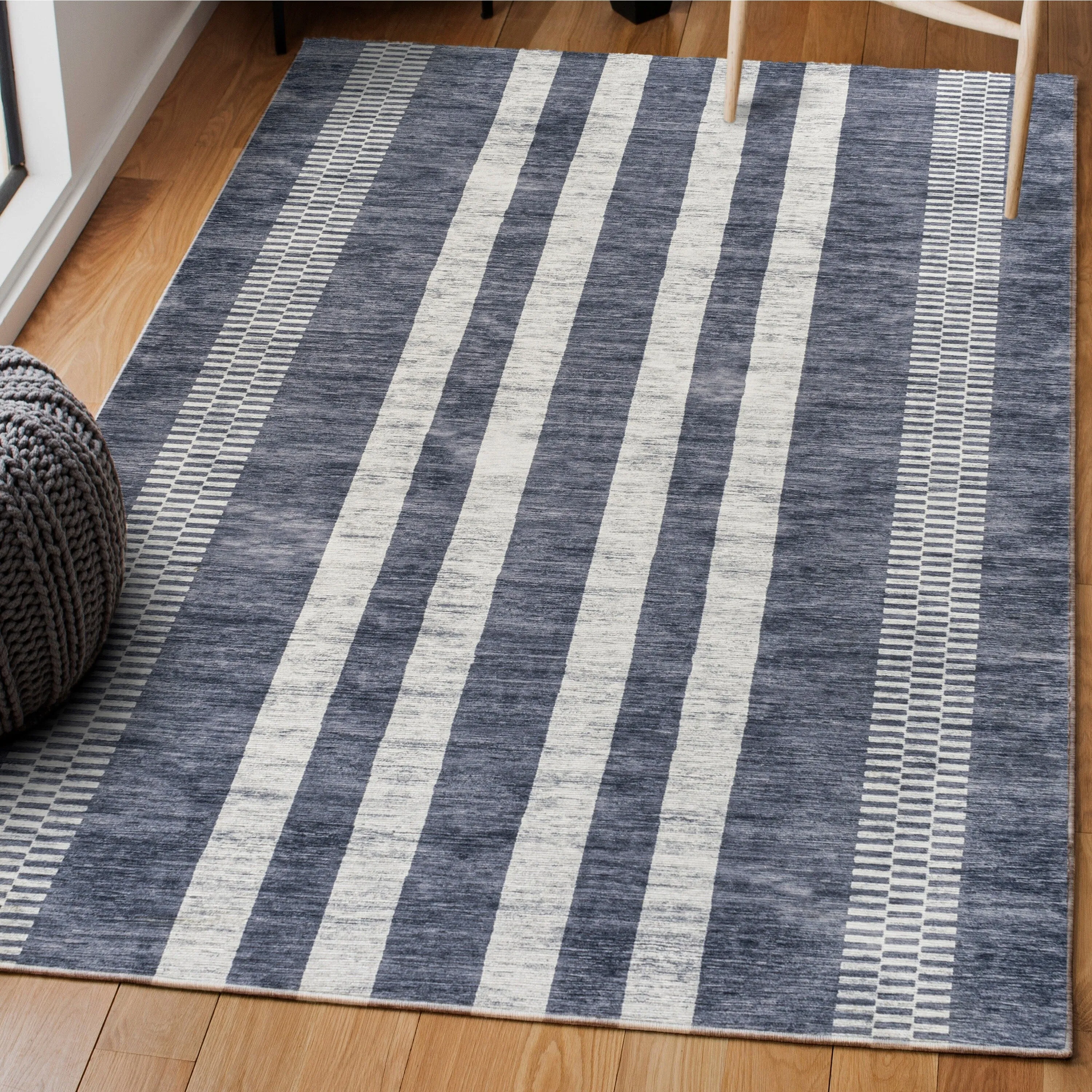 JONATHAN Y Timantii Bohemian Medallion Textured Weave Machine Washable Area Rug