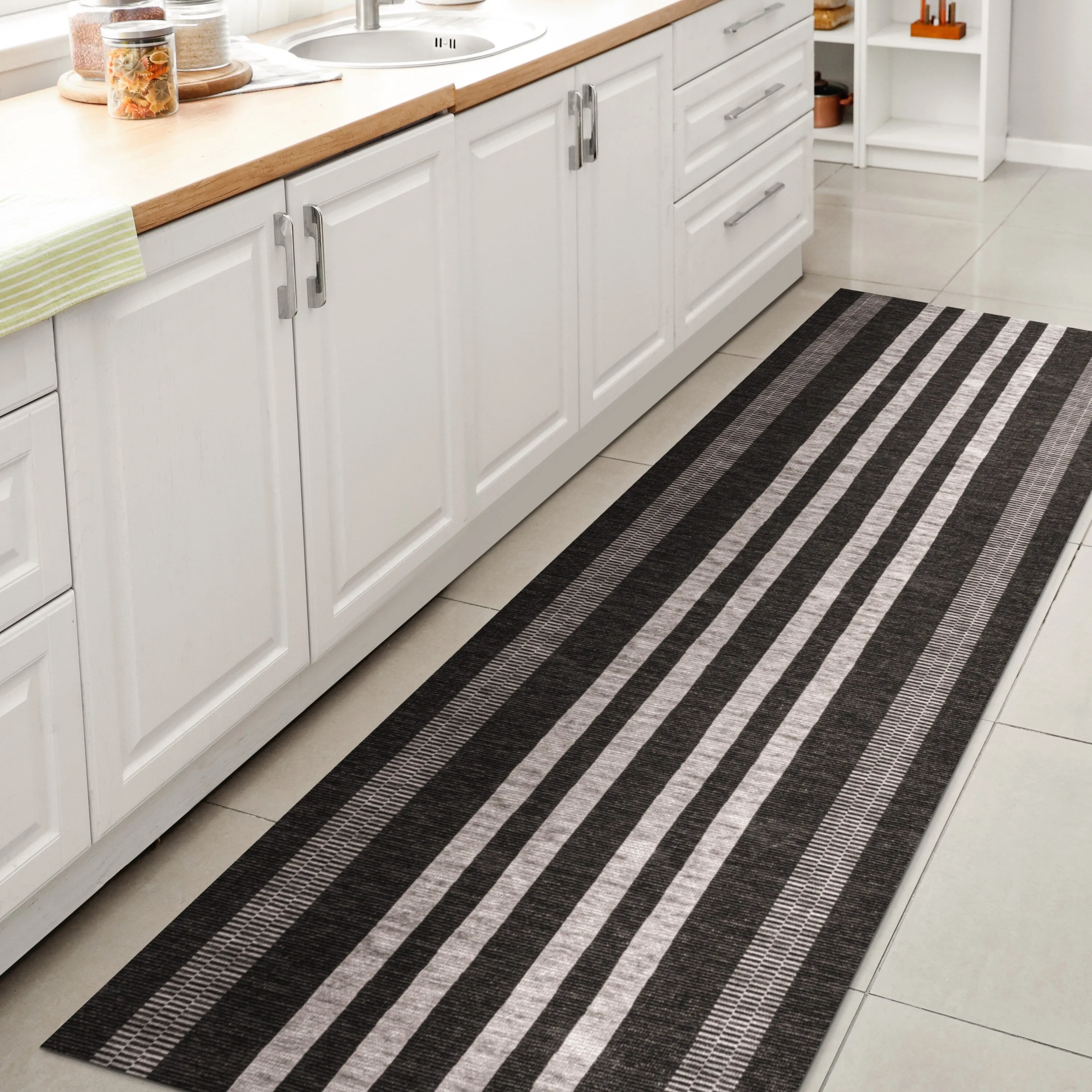 JONATHAN Y Timantii Bohemian Medallion Textured Weave Machine Washable Area Rug