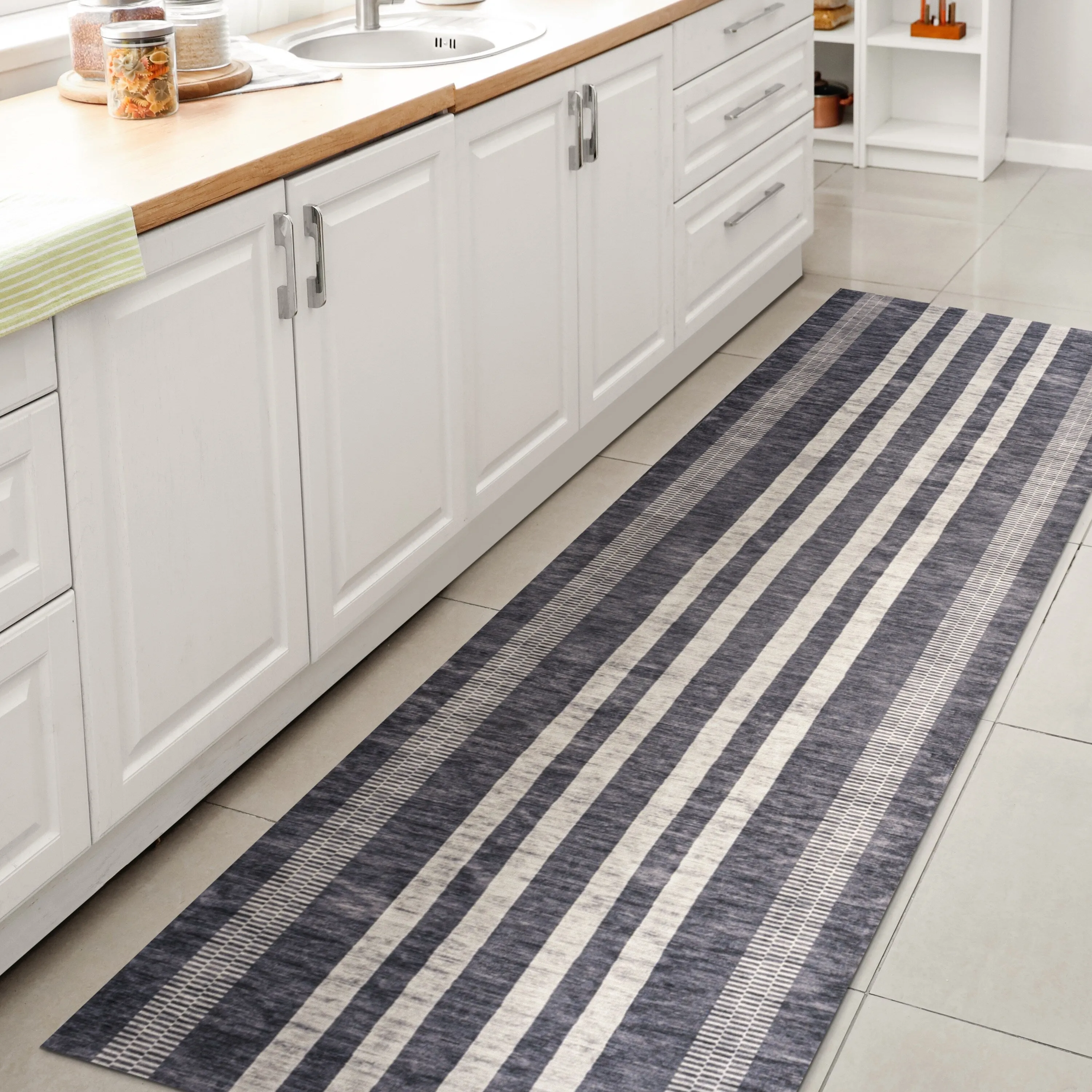 JONATHAN Y Timantii Bohemian Medallion Textured Weave Machine Washable Area Rug