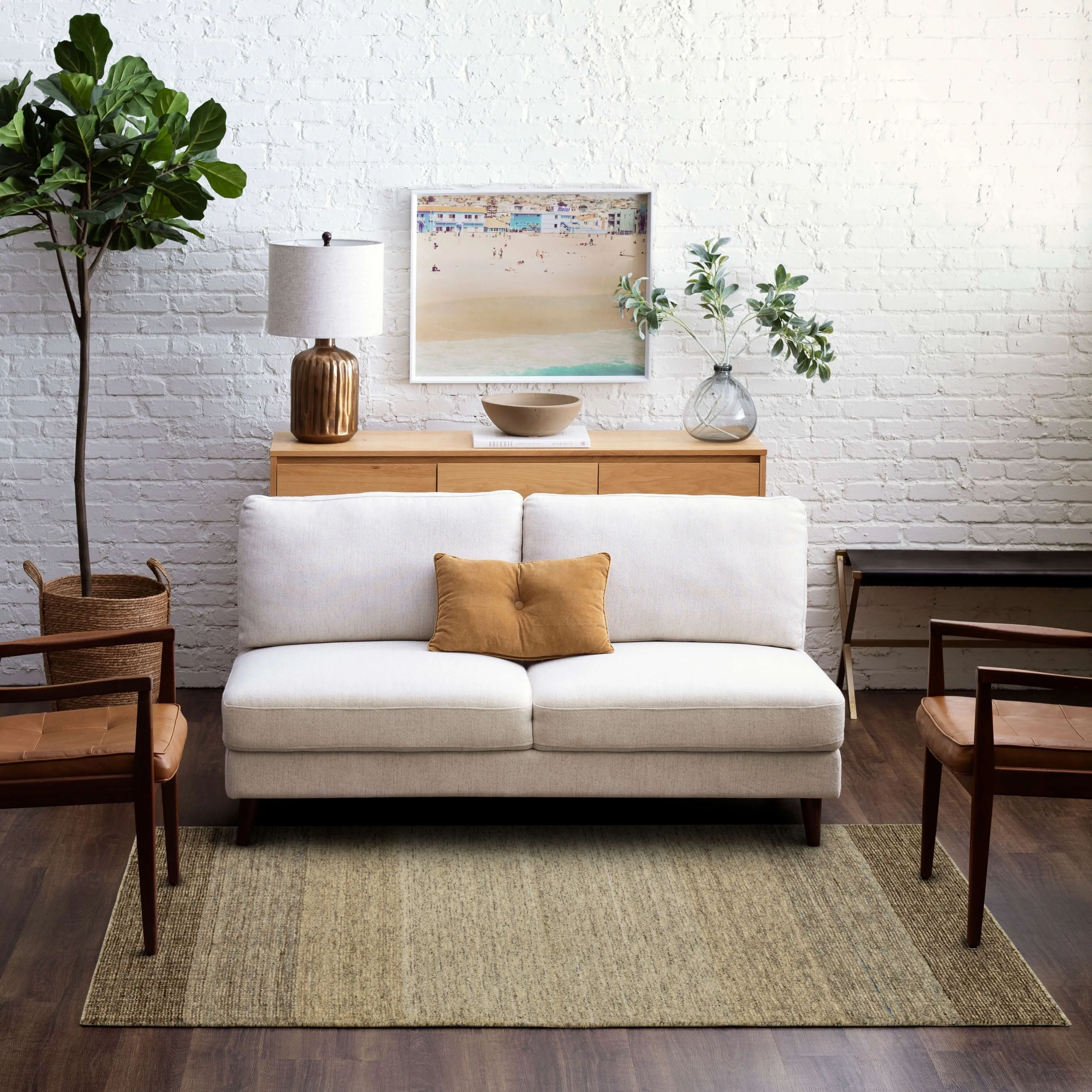 Karastan Wabi Sabi Striped Area Rug by Drew and Jonathan Home