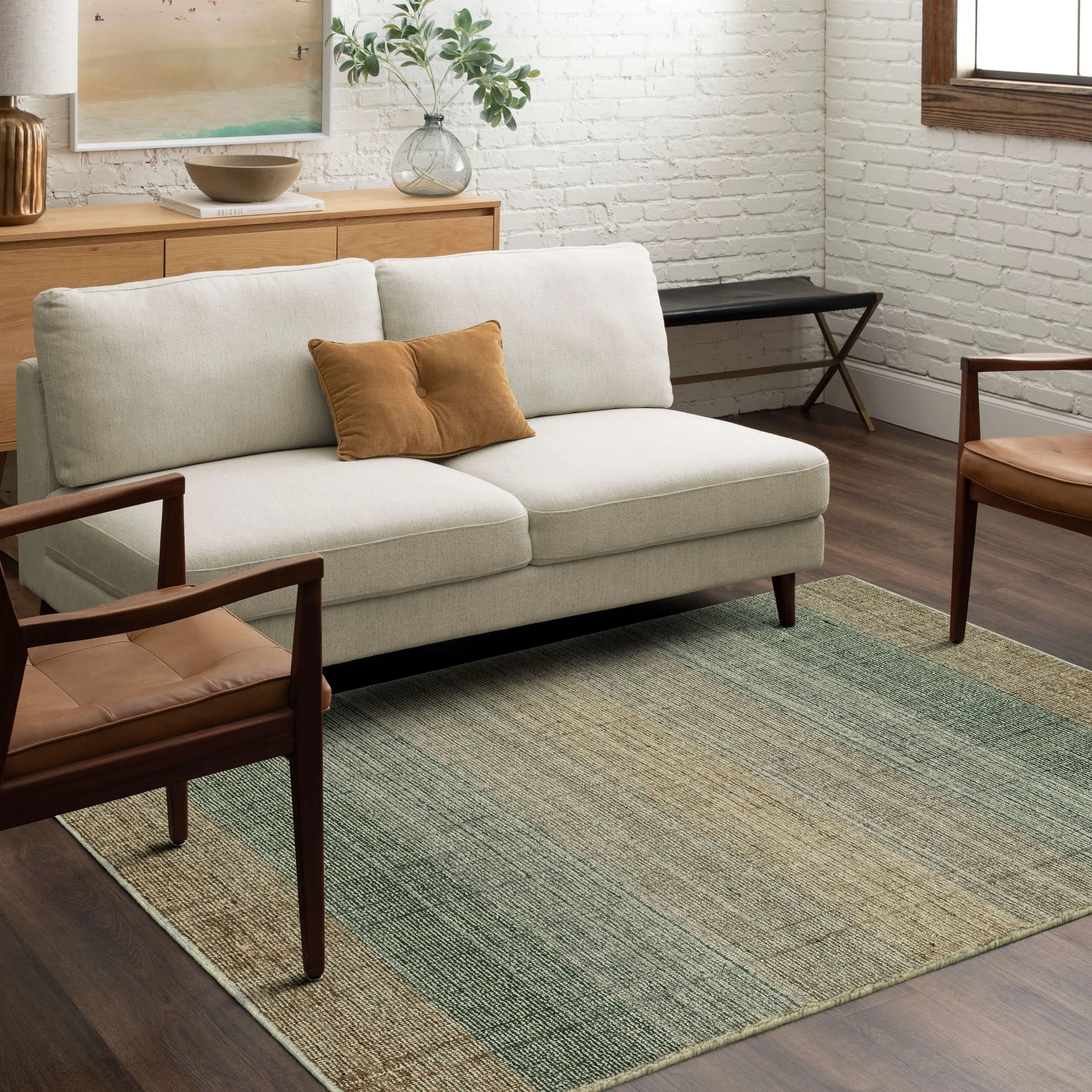 Karastan Wabi Sabi Striped Area Rug by Drew and Jonathan Home