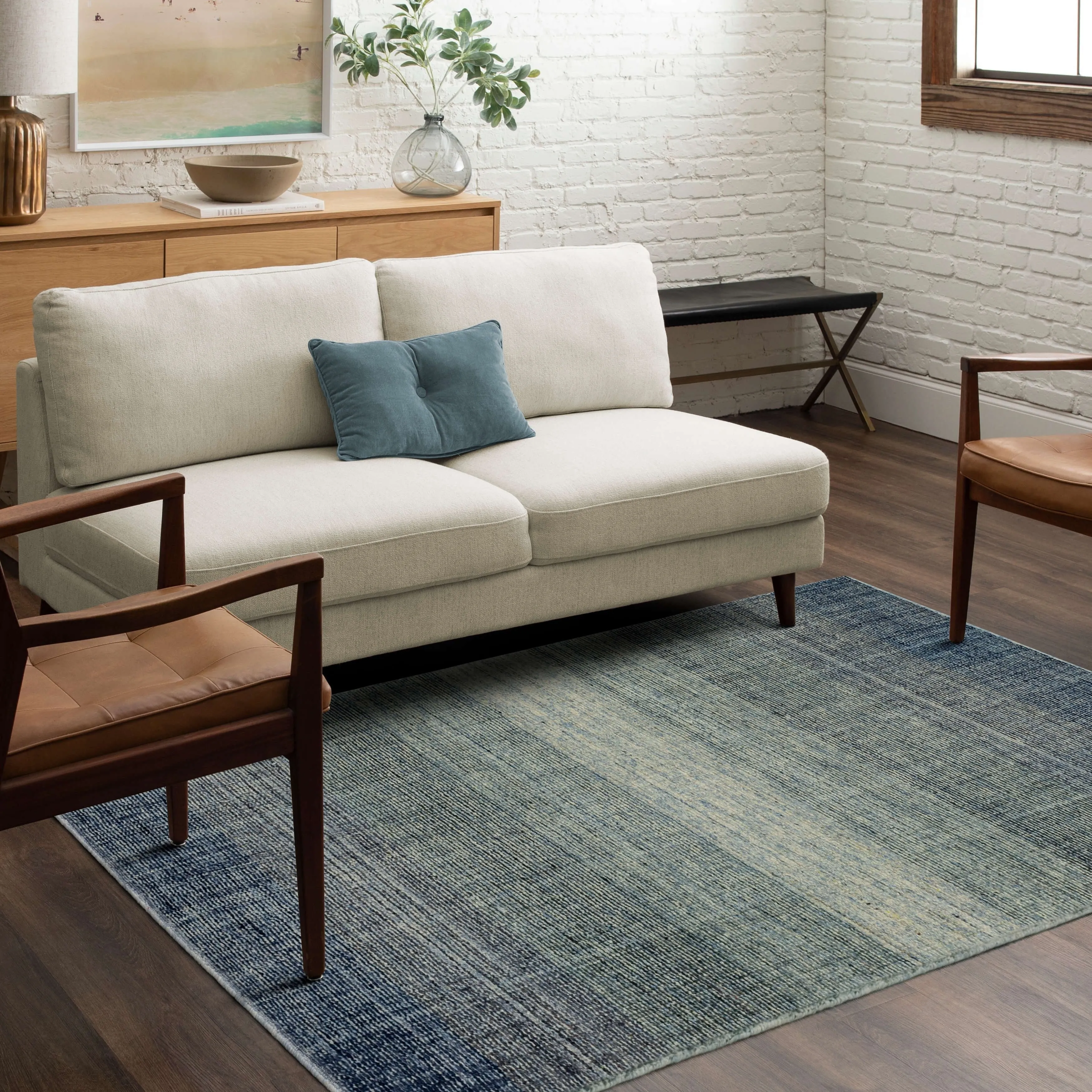 Karastan Wabi Sabi Striped Area Rug by Drew and Jonathan Home