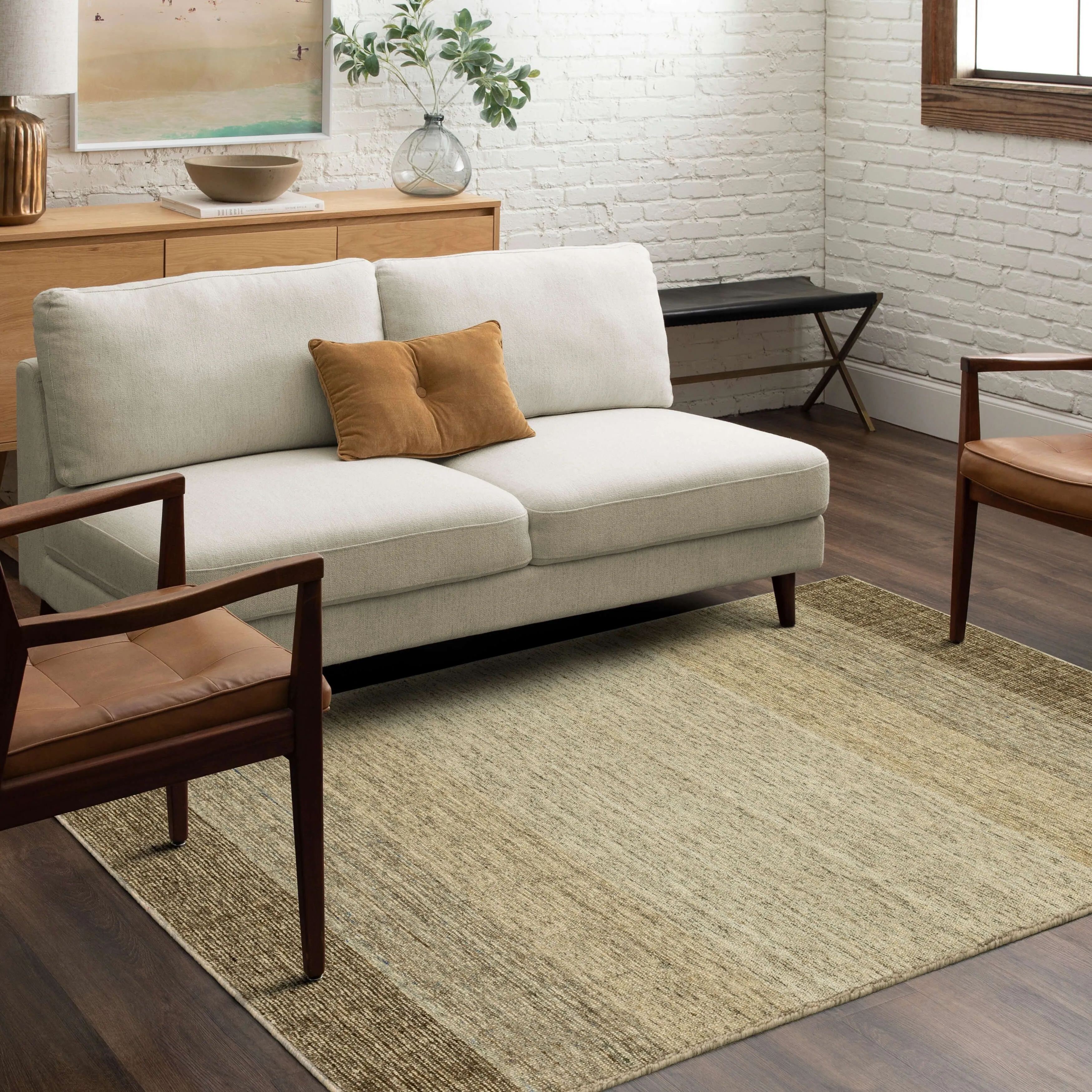 Karastan Wabi Sabi Striped Area Rug by Drew and Jonathan Home
