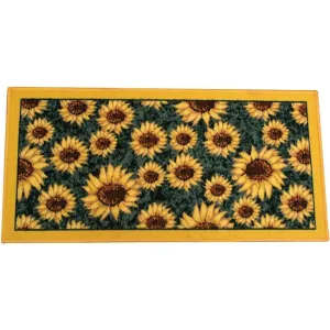 Kashi Home Kitchen Rug. Printed Durable Non Slip Floor Mat. Pretty Farmhouse Design