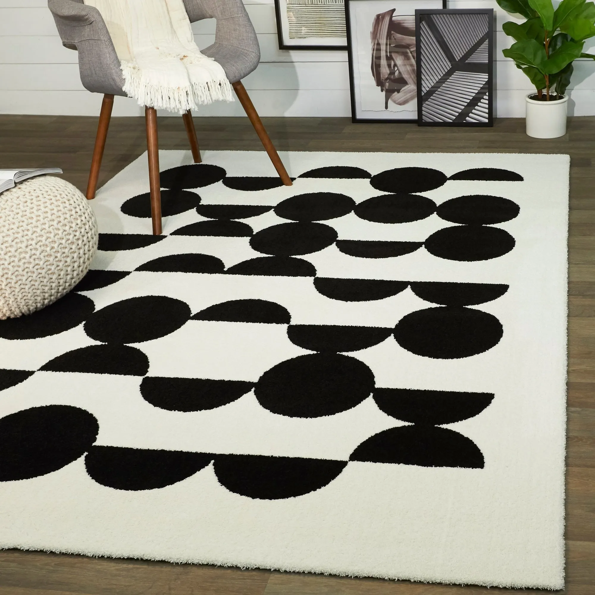 Labrouste Modern Geometric Area Rug