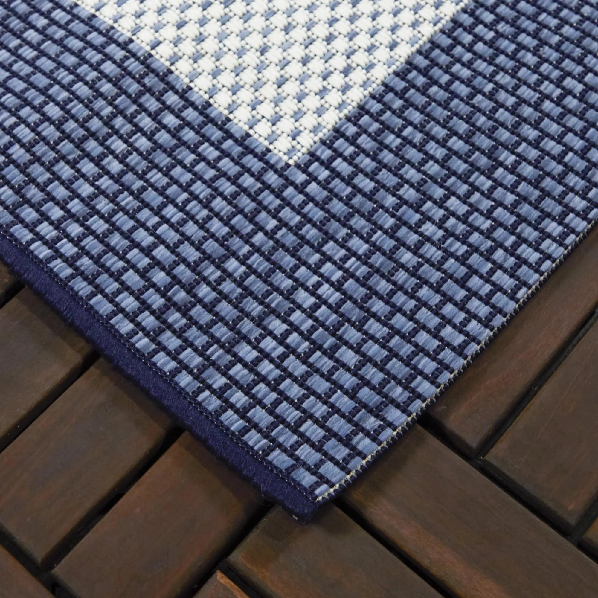 Langley Border Flatweave Indoor/Outdoor Area Rug