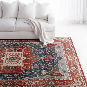 Lauren Ralph Lauren Camille Traditional Medallion Rug Fringe