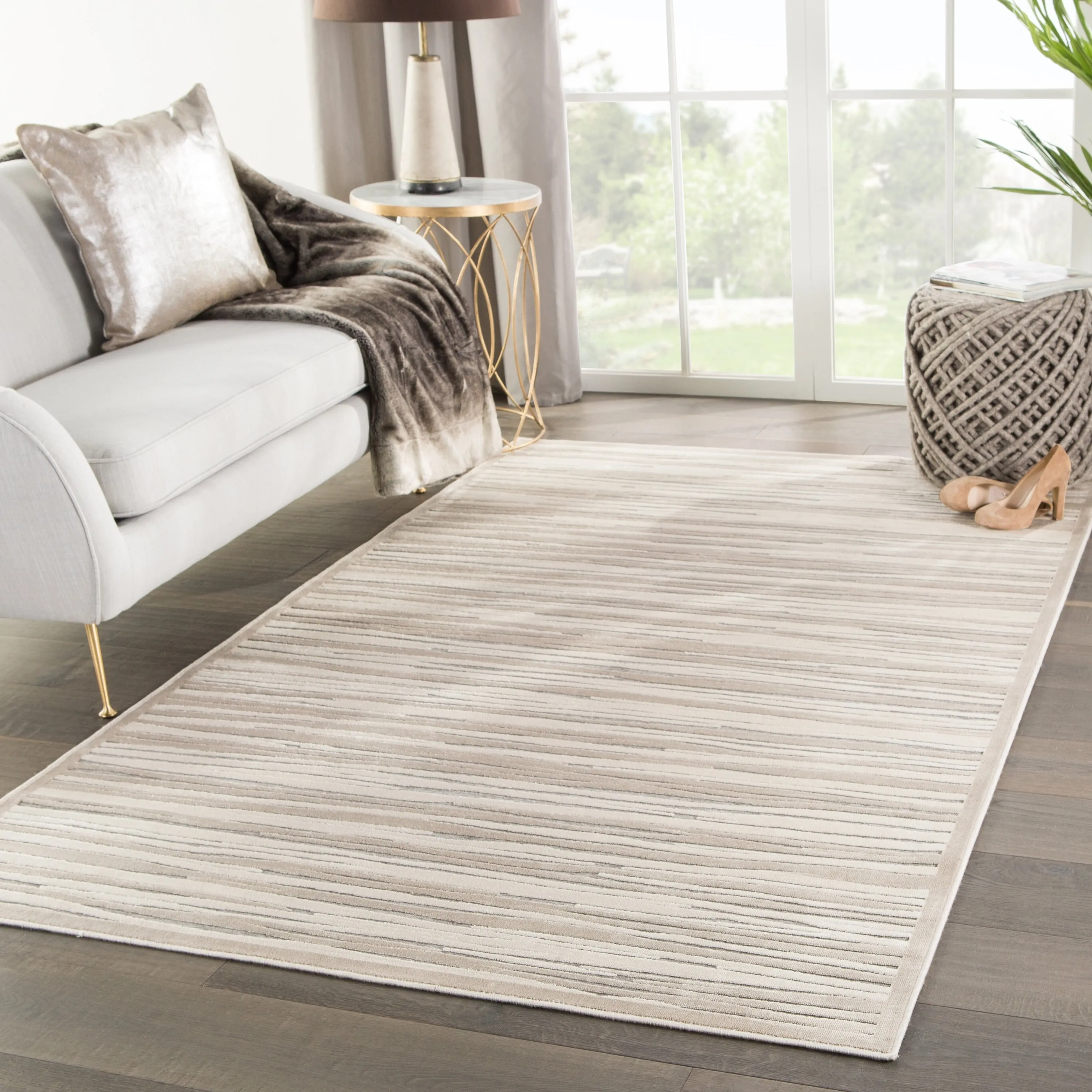 Linea Abstract Area Rug