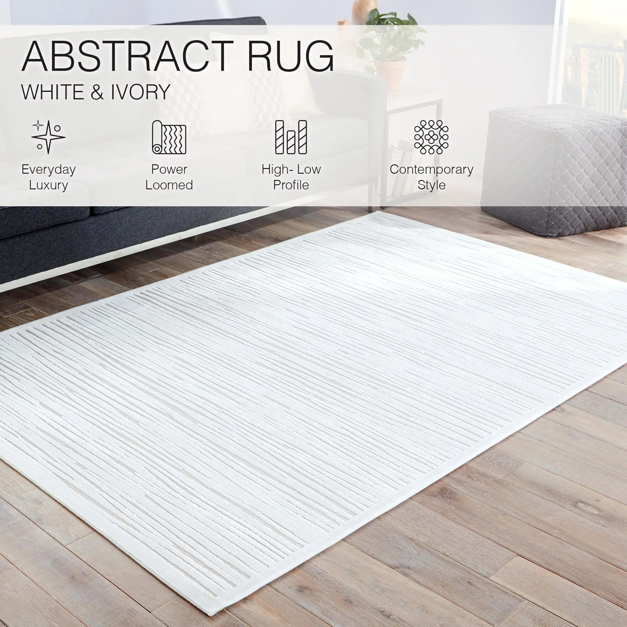 Linea Abstract Area Rug