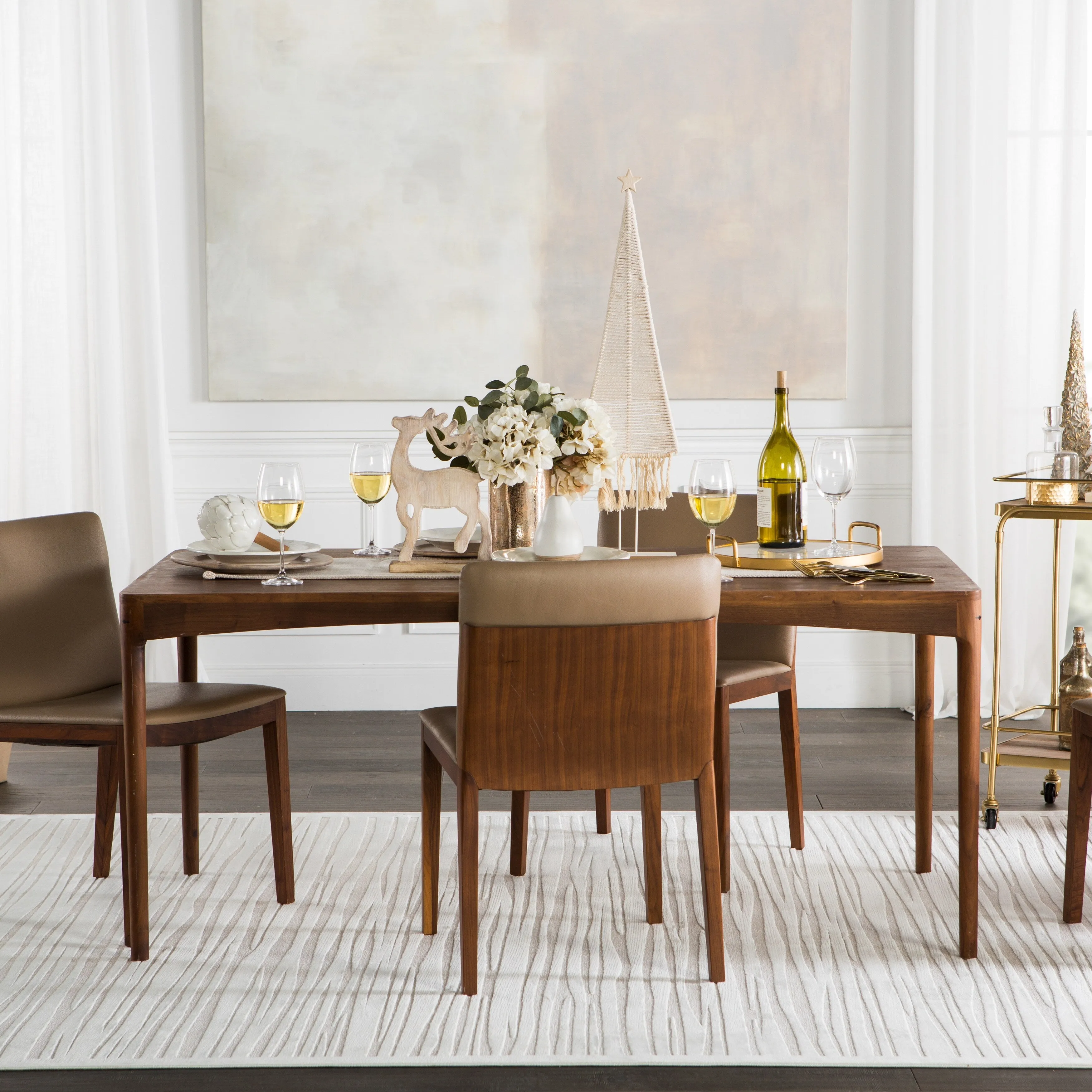 Linea Abstract Area Rug