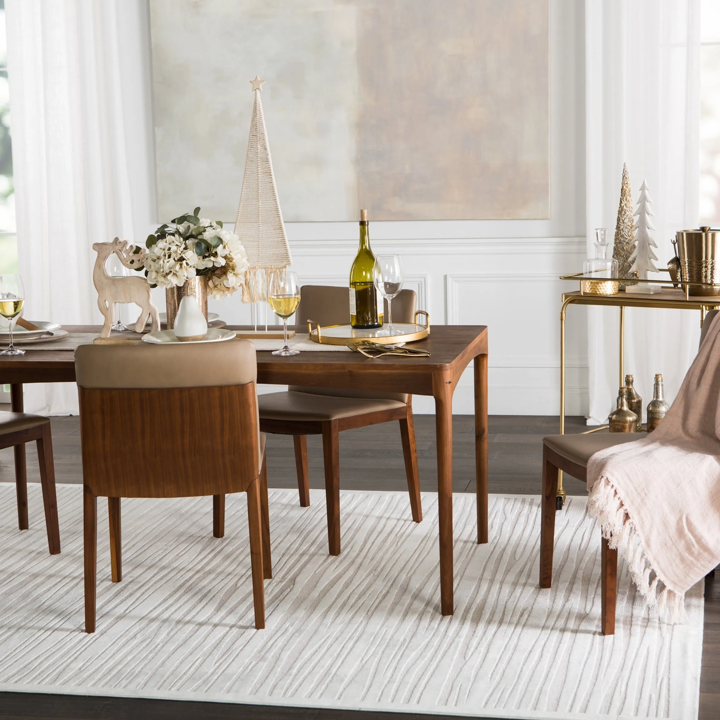 Linea Abstract Area Rug