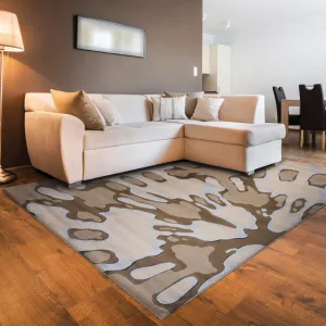 Linon Milan Abstract Beige Rug