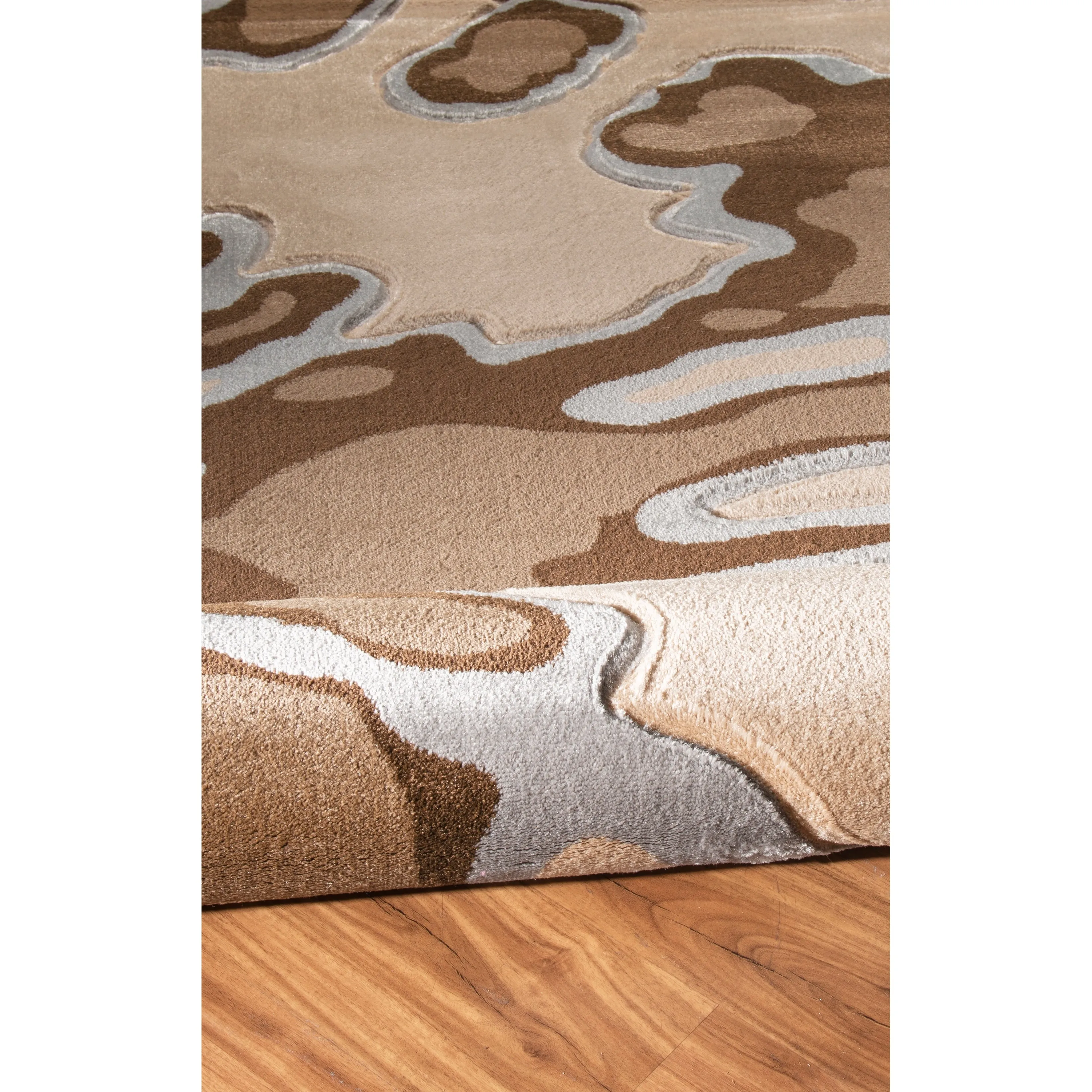 Linon Milan Abstract Beige Rug