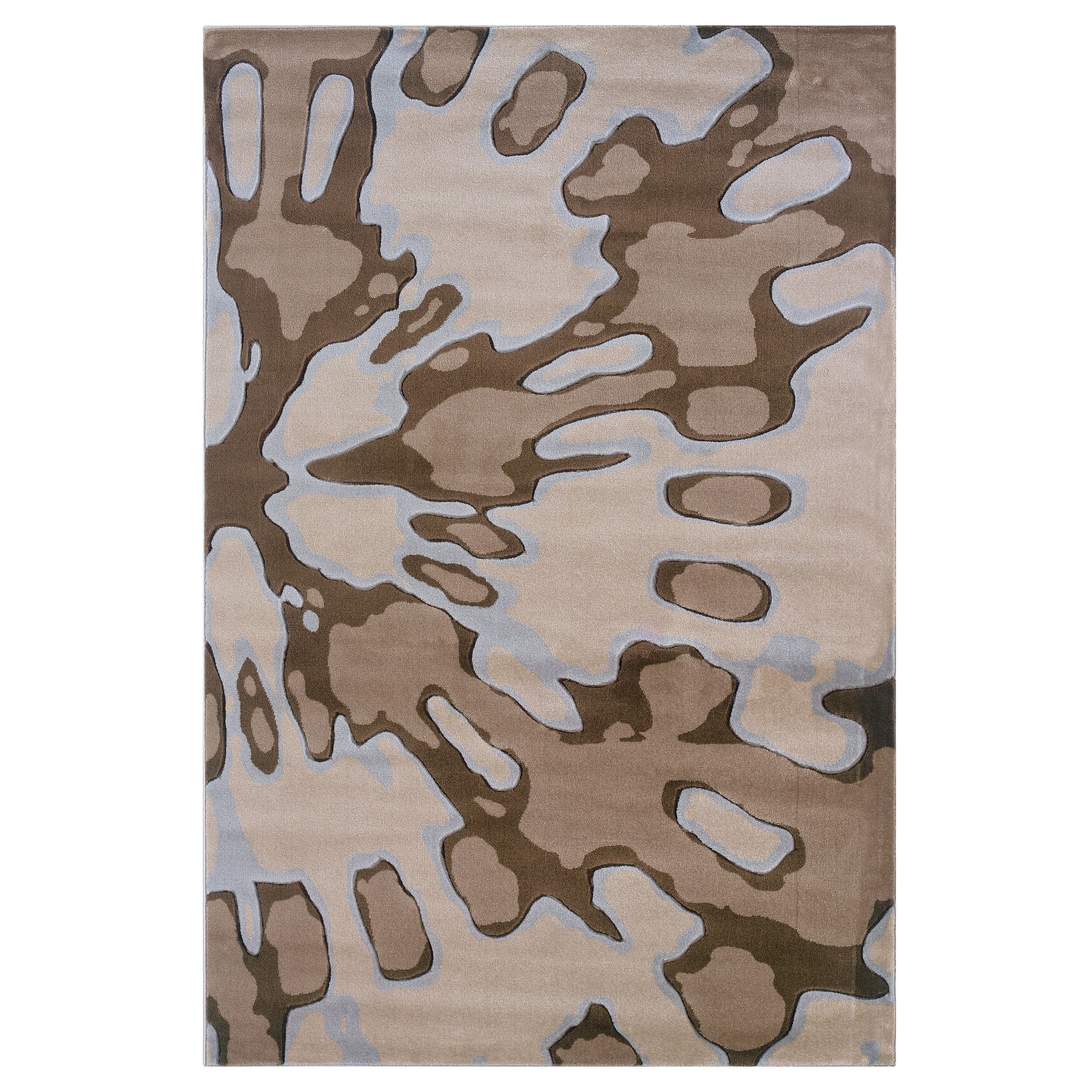 Linon Milan Abstract Beige Rug