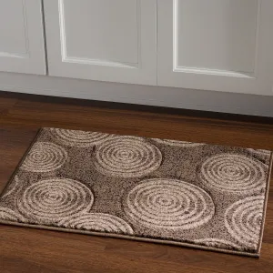Linon Milan Collection Circles Area Rug