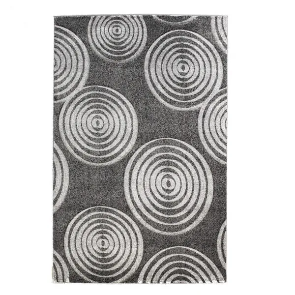 Linon Milan Collection Circles Area Rug