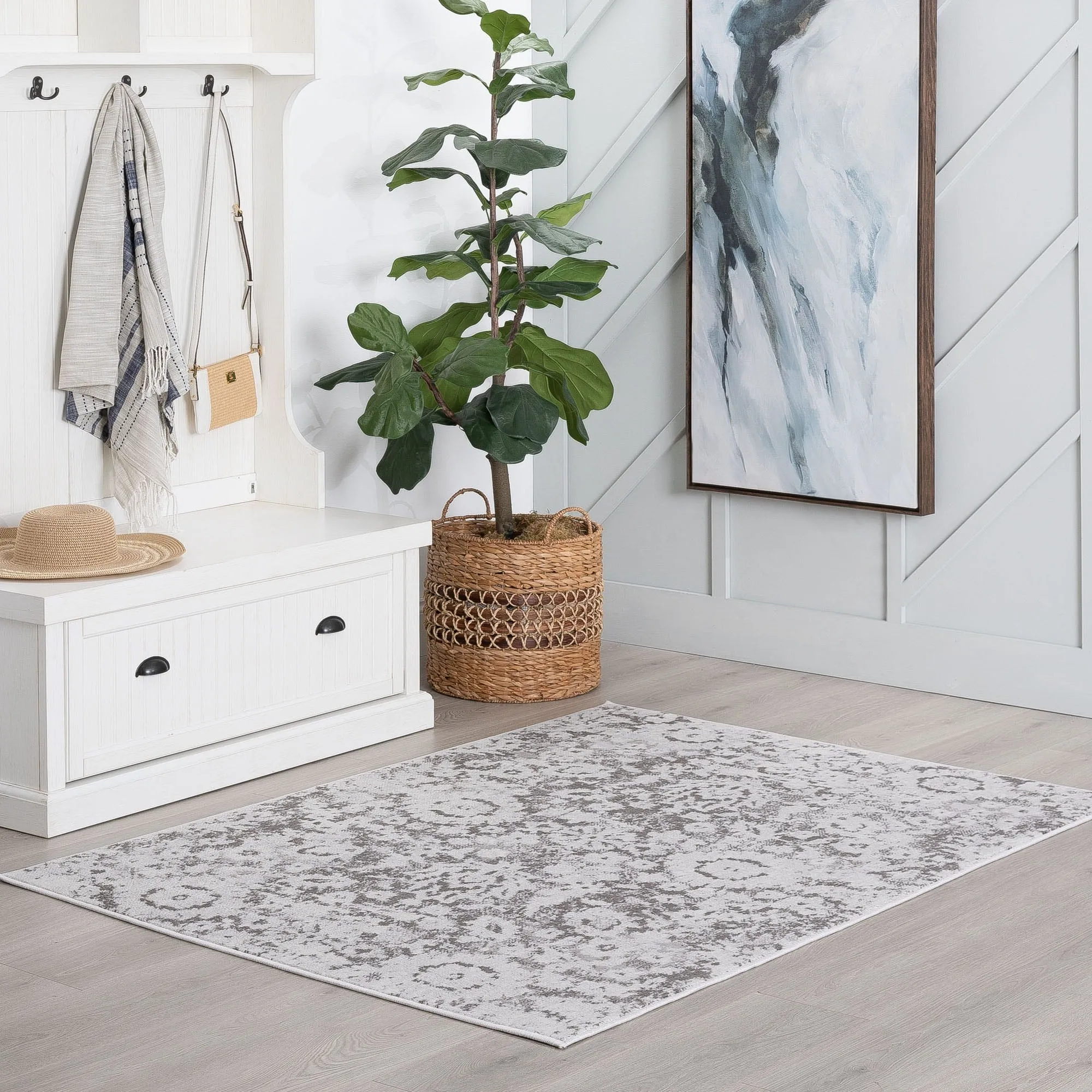 Linx French Country Floral Indoor Area Rug