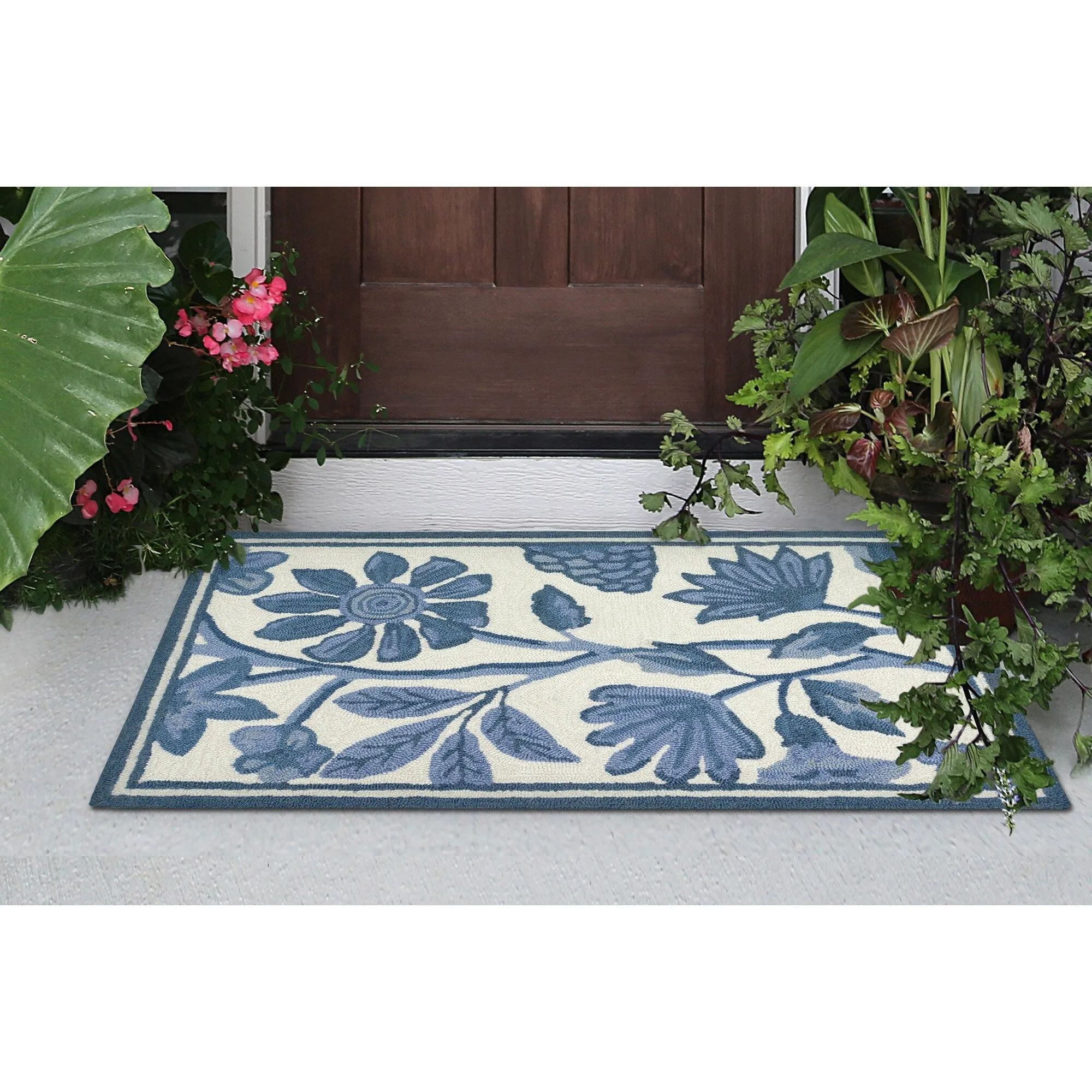 Liora Manne Capri Floral Vine Indoor/Outdoor Rug