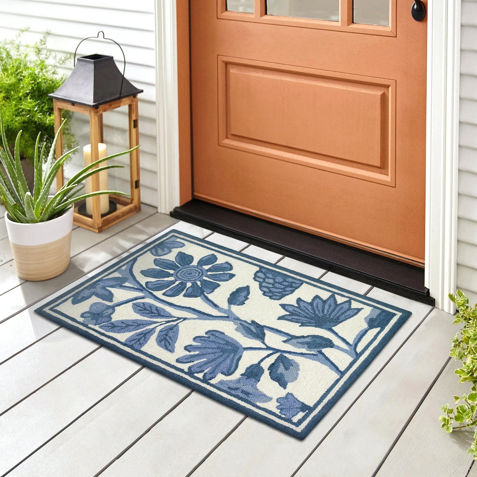Liora Manne Capri Floral Vine Indoor/Outdoor Rug