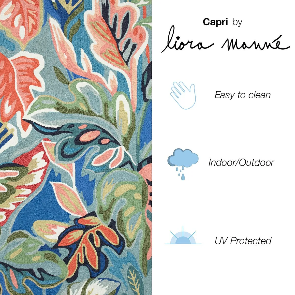 Liora Manne Capri On Holiday Indoor/Outdoor Rug