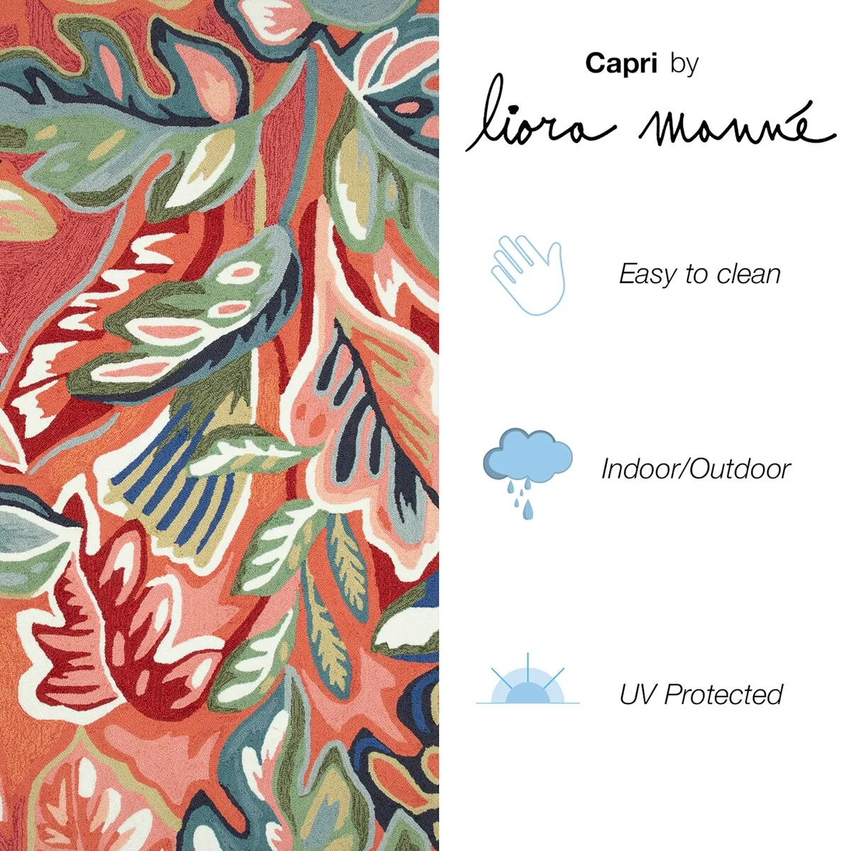 Liora Manne Capri On Holiday Indoor/Outdoor Rug
