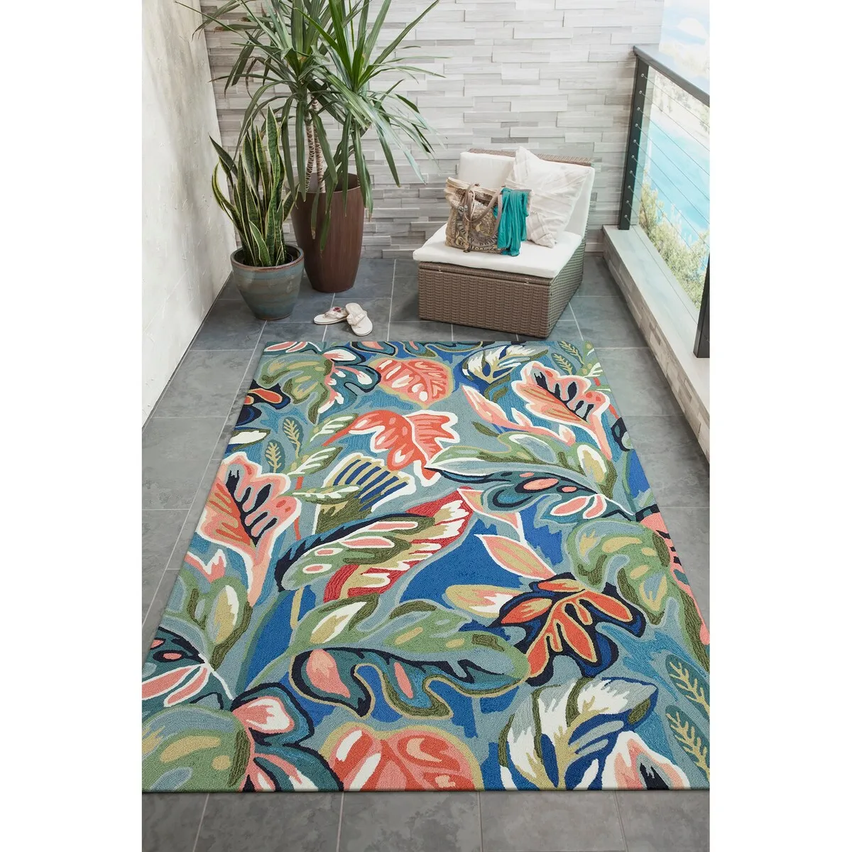 Liora Manne Capri On Holiday Indoor/Outdoor Rug