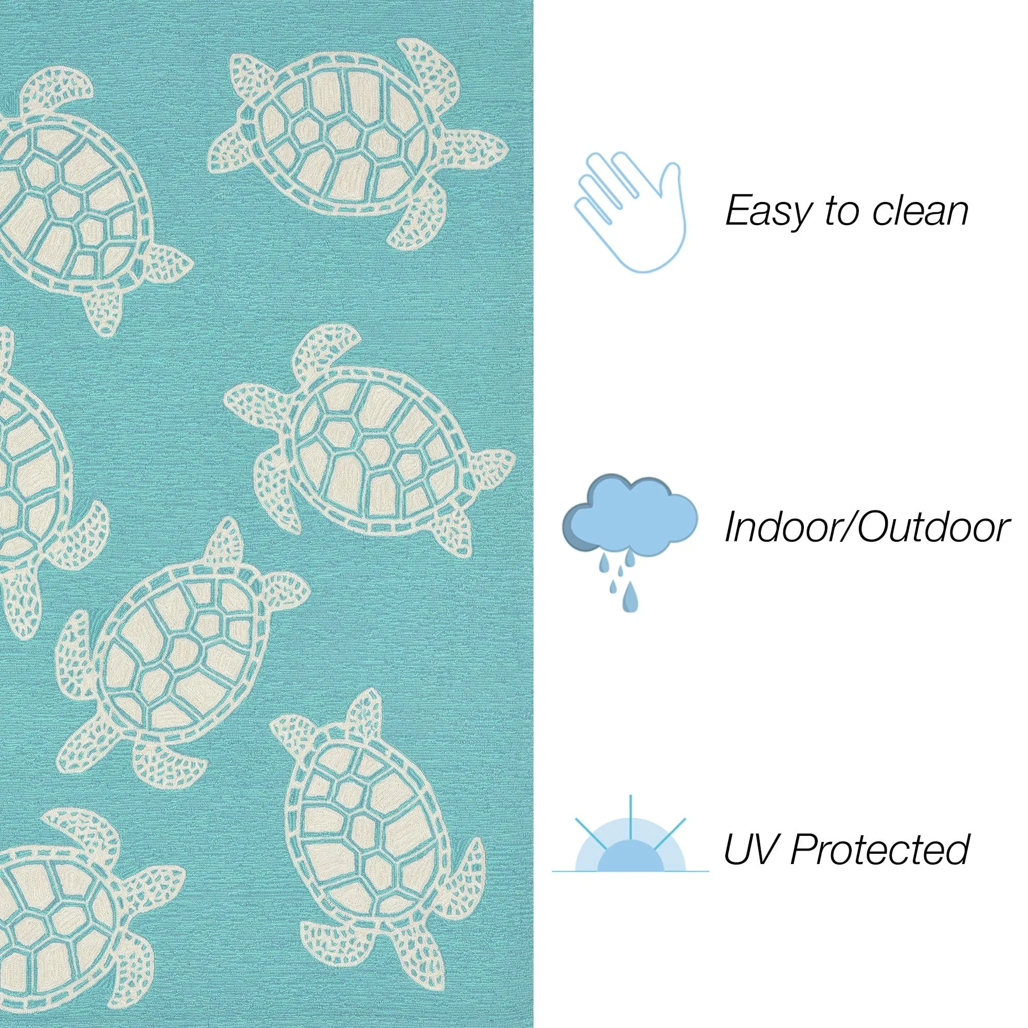 Liora Manne Capri Turtle Indoor/Outdoor Rug