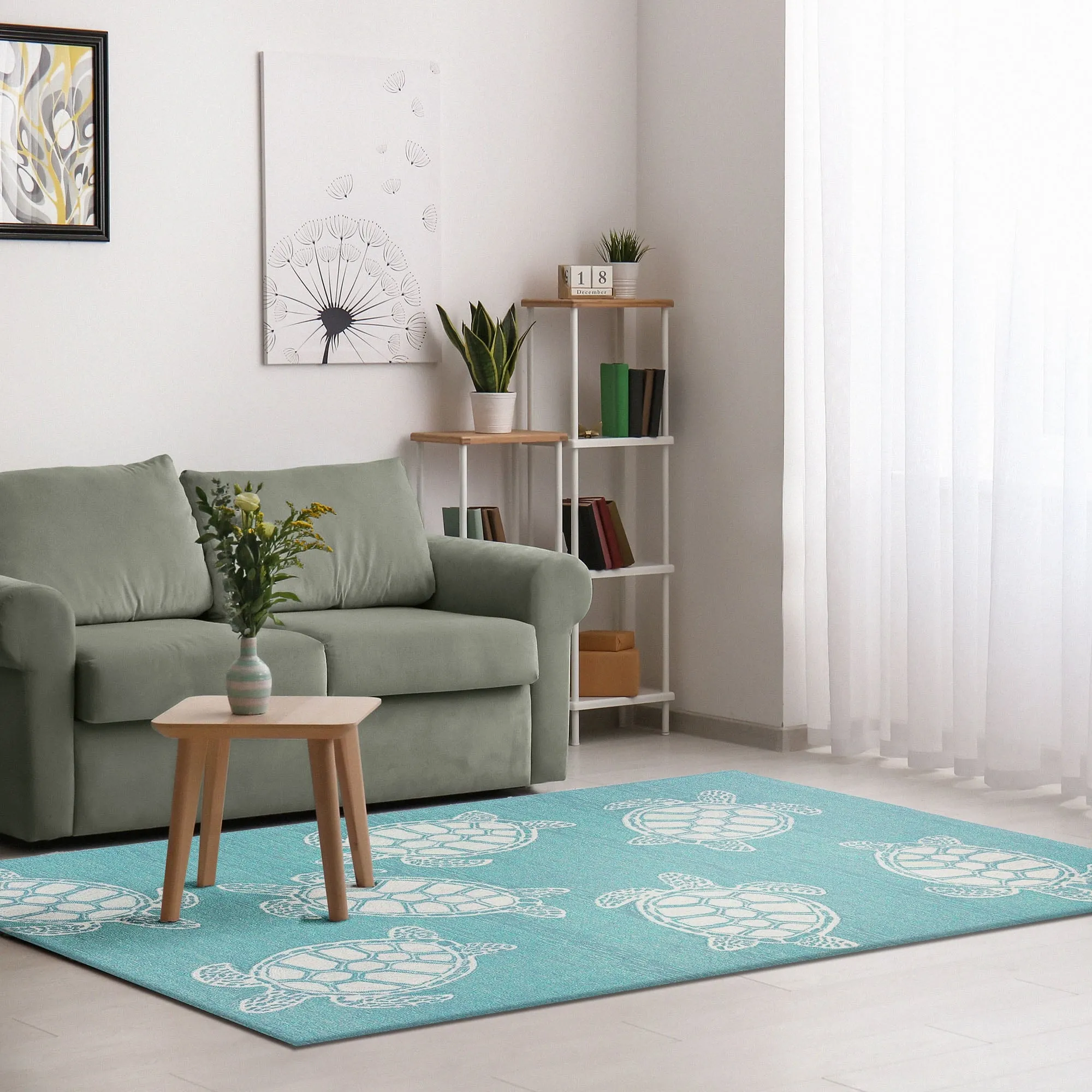 Liora Manne Capri Turtle Indoor/Outdoor Rug