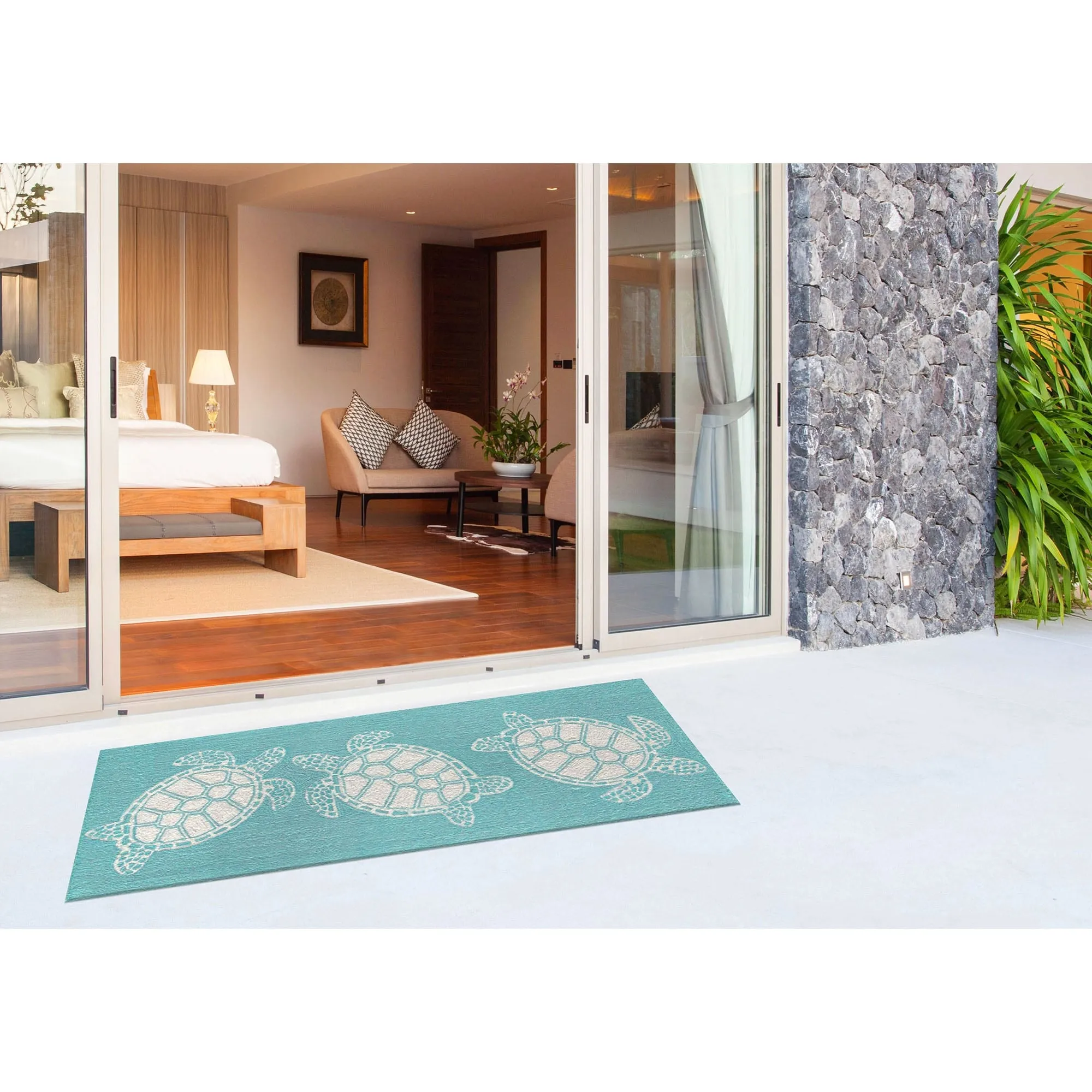 Liora Manne Capri Turtle Indoor/Outdoor Rug