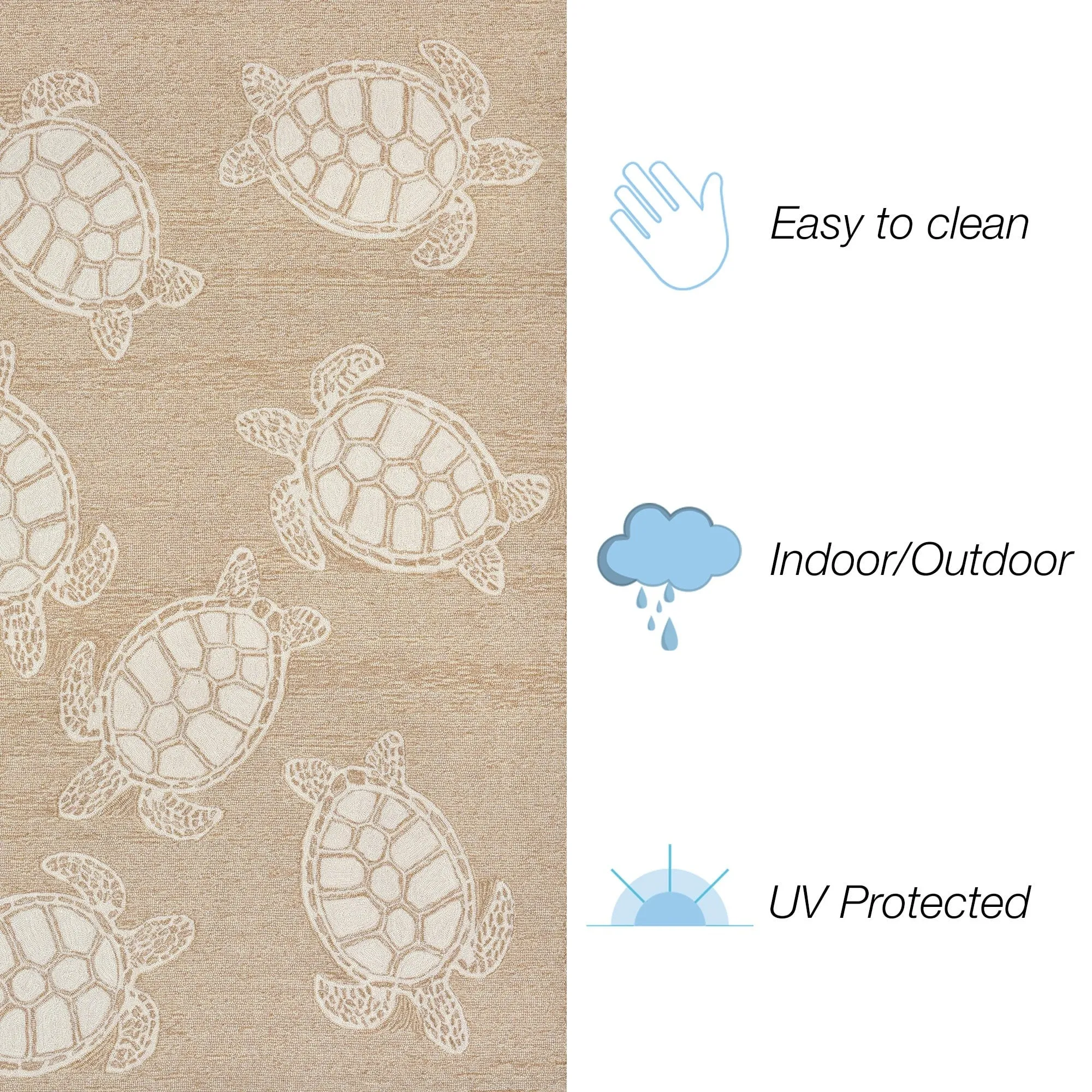 Liora Manne Capri Turtle Indoor/Outdoor Rug