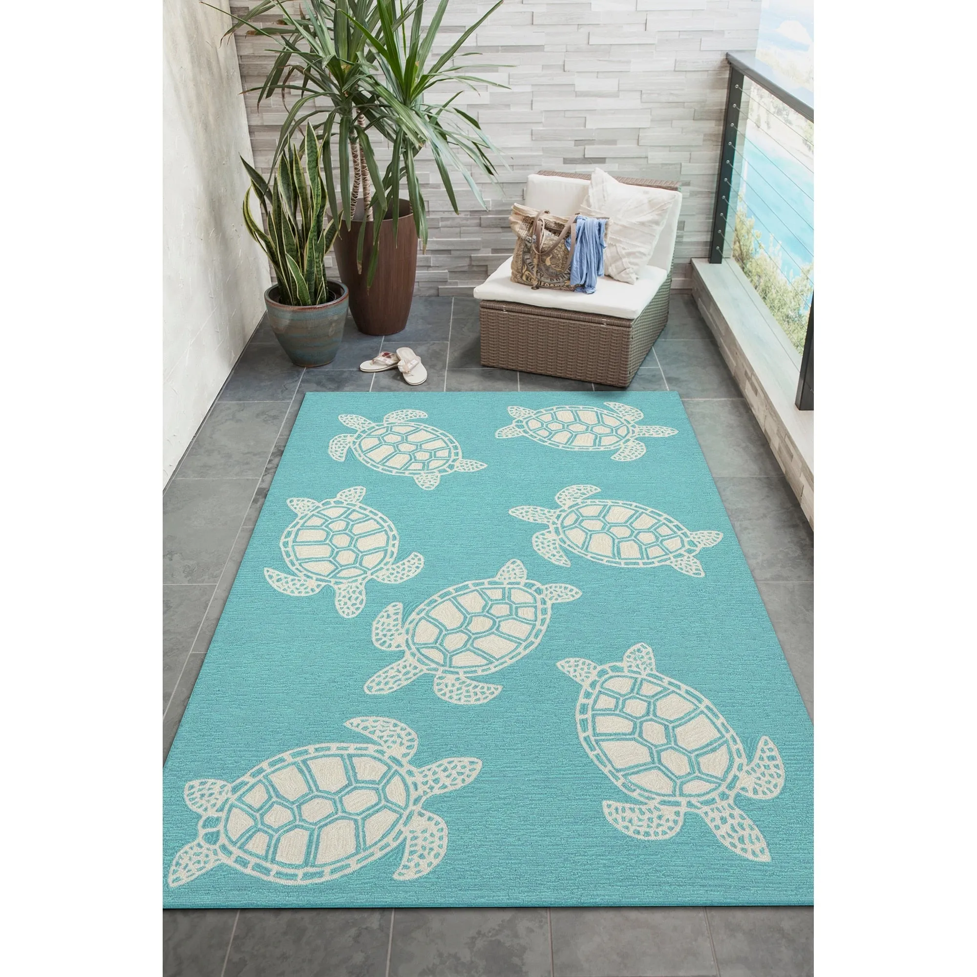 Liora Manne Capri Turtle Indoor/Outdoor Rug