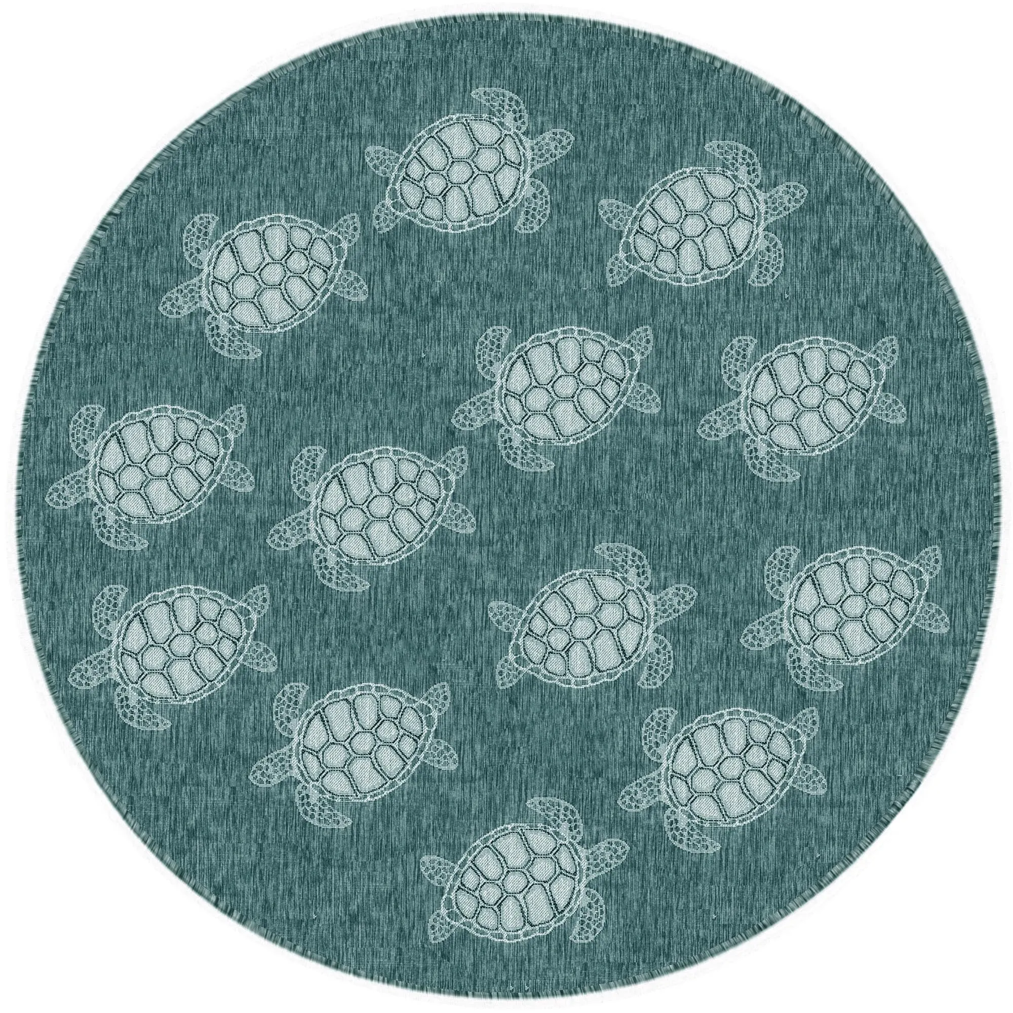 Liora Manne Carmel Collection Sea Turtles Indoor/ Outdoor Area Rug