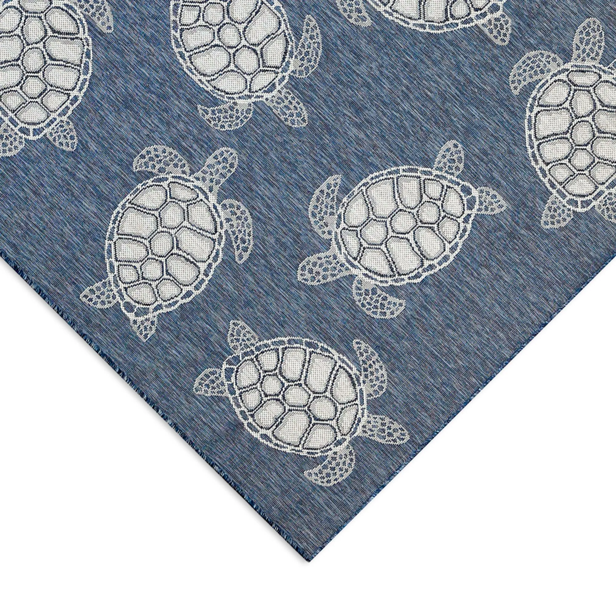 Liora Manne Carmel Collection Sea Turtles Indoor/ Outdoor Area Rug