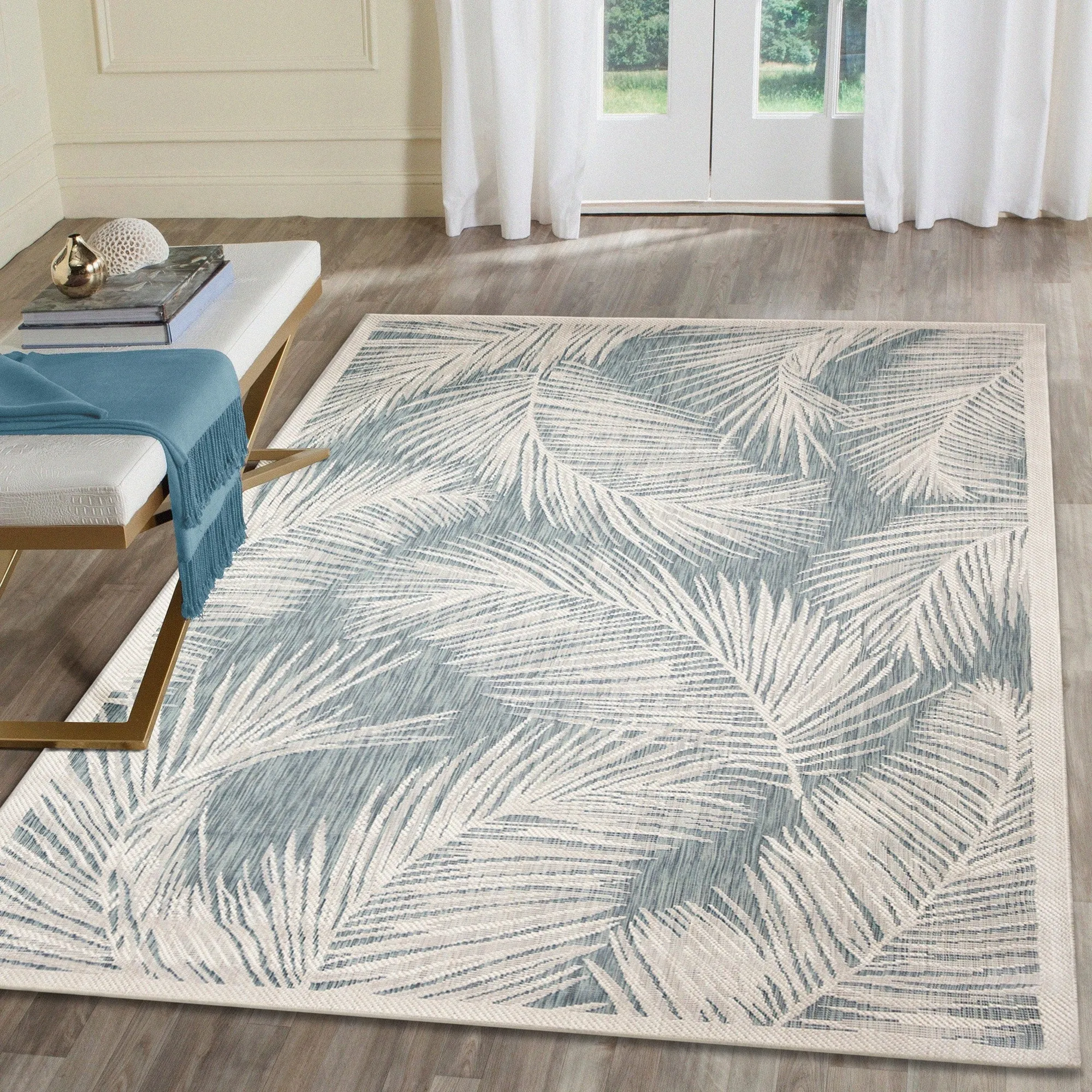 Liora Manne Carmel Fronds Indoor/Outdoor Rug