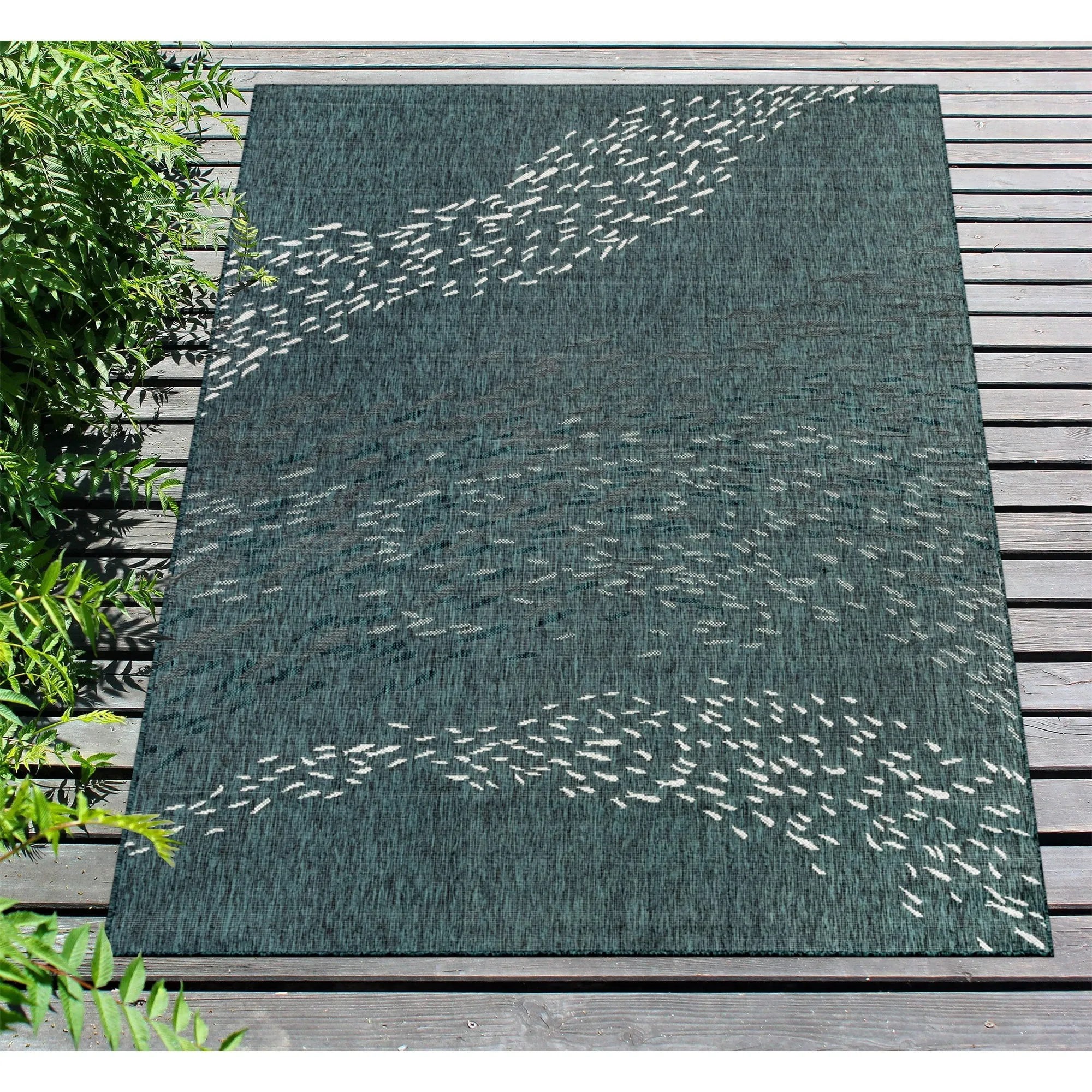 Liora Manne Carmel School Of Fish Indoor/Outdoor Area Rug