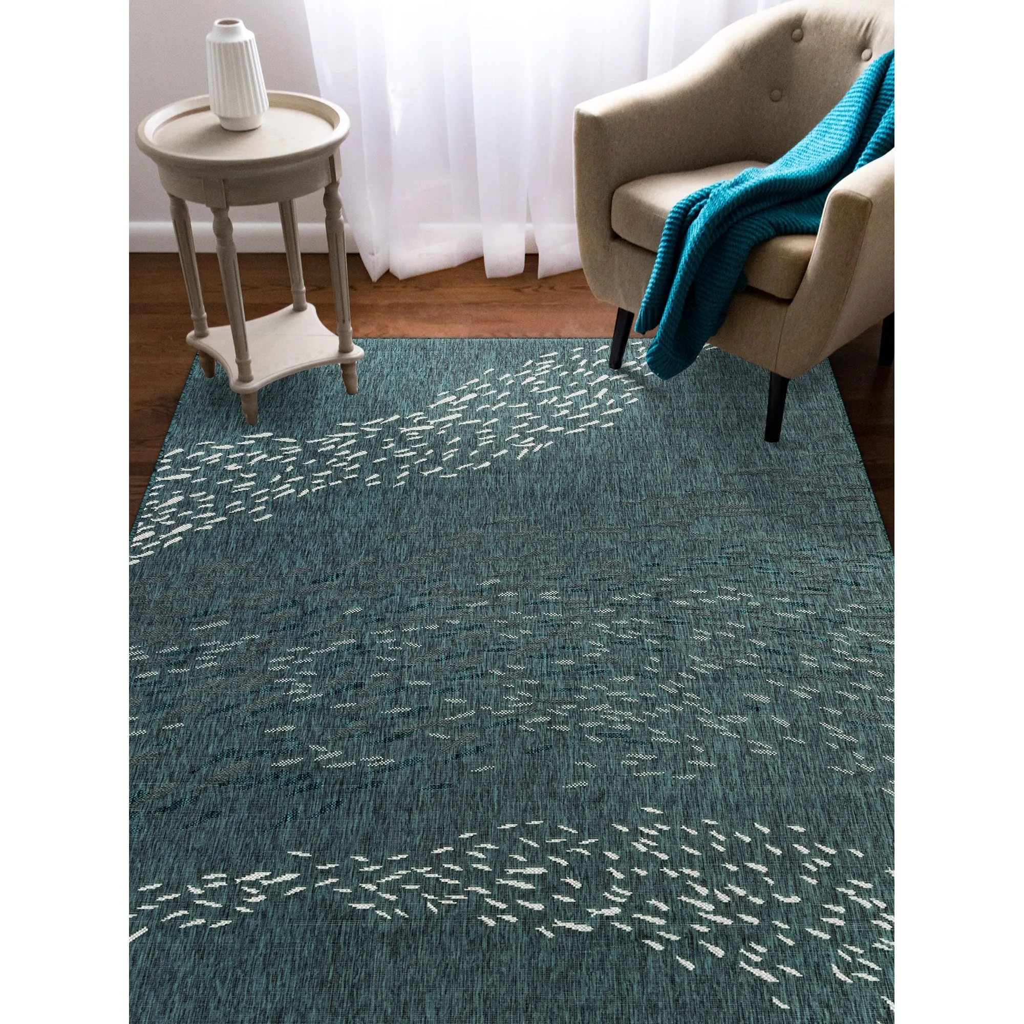 Liora Manne Carmel School Of Fish Indoor/Outdoor Area Rug