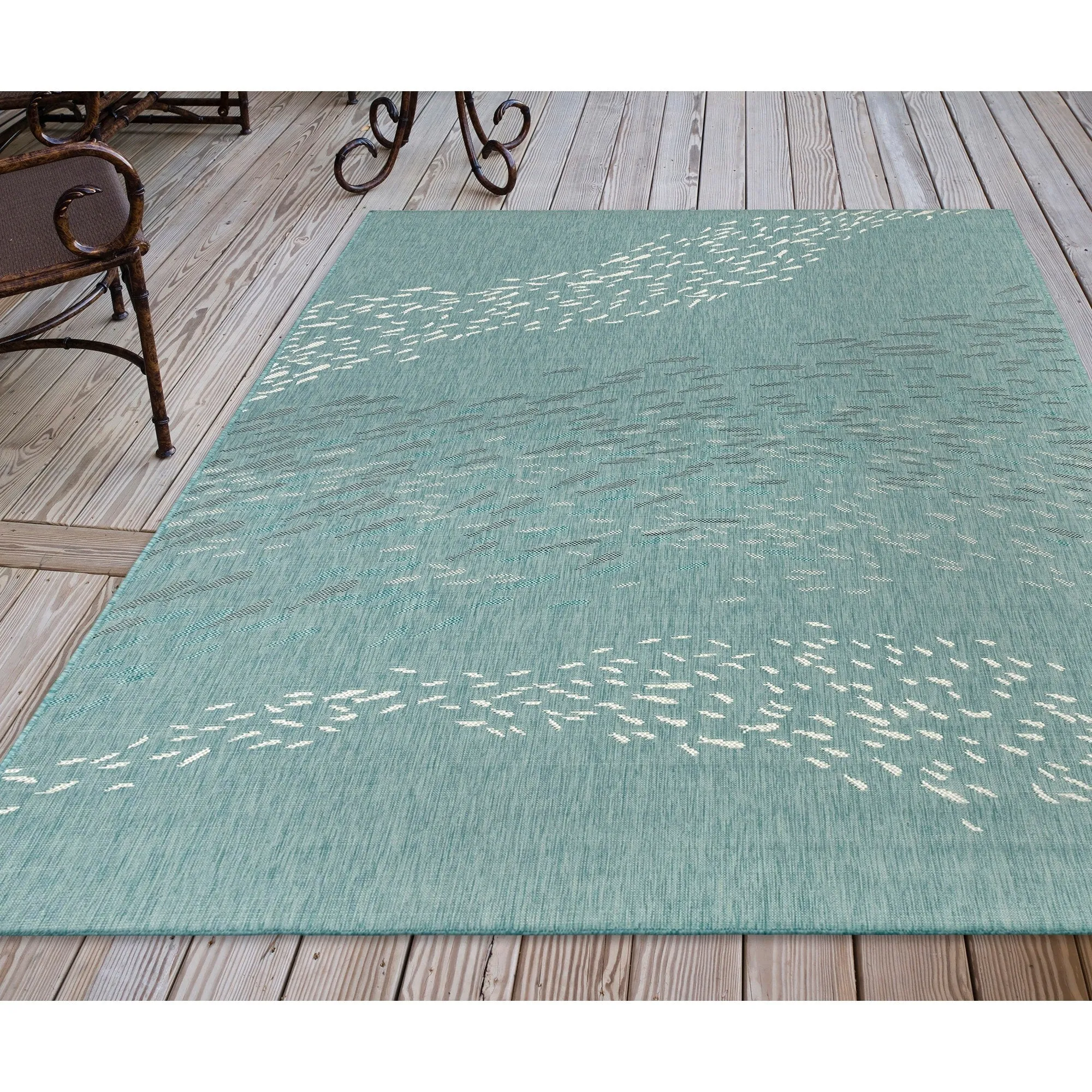 Liora Manne Carmel School Of Fish Indoor/Outdoor Area Rug