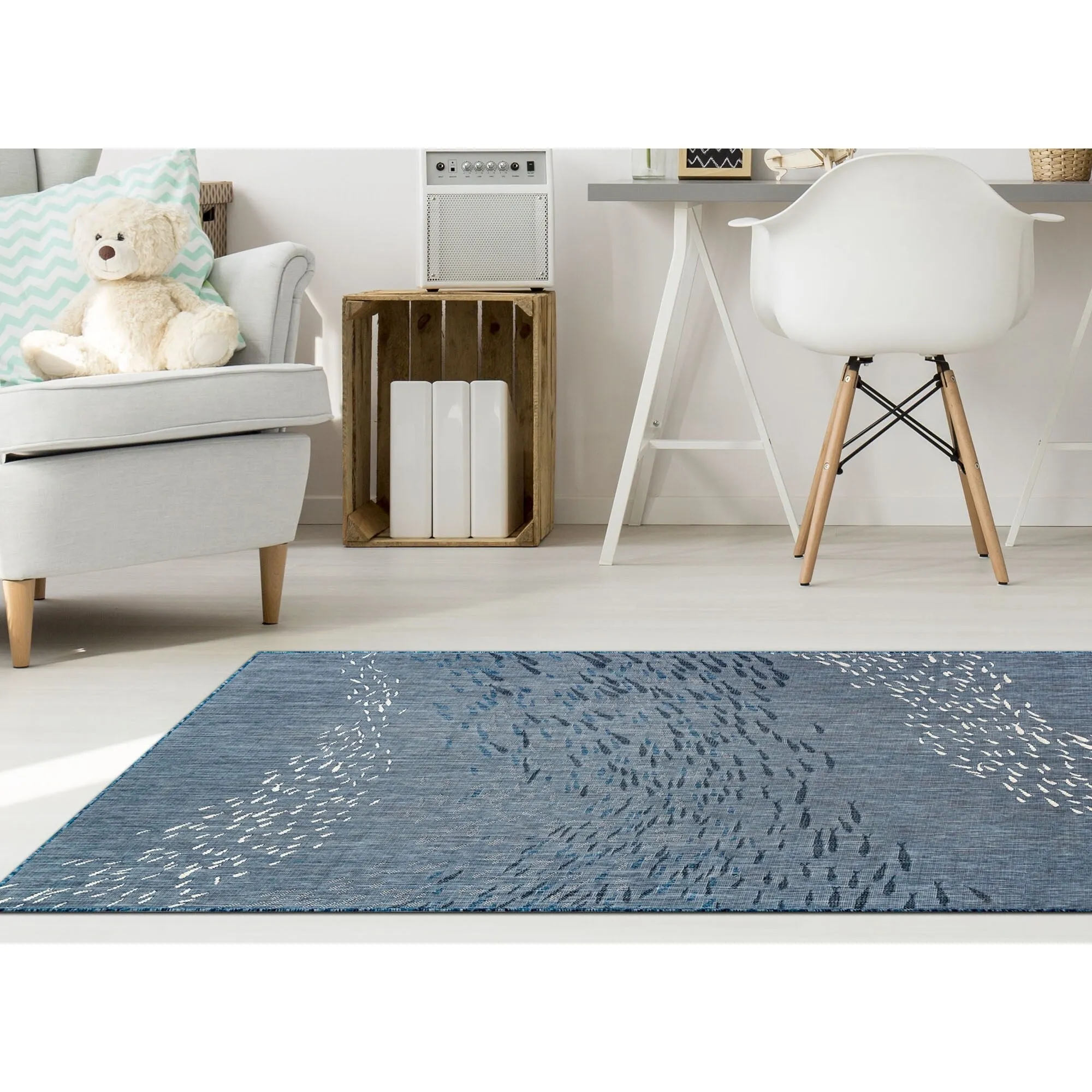 Liora Manne Carmel School Of Fish Indoor/Outdoor Area Rug