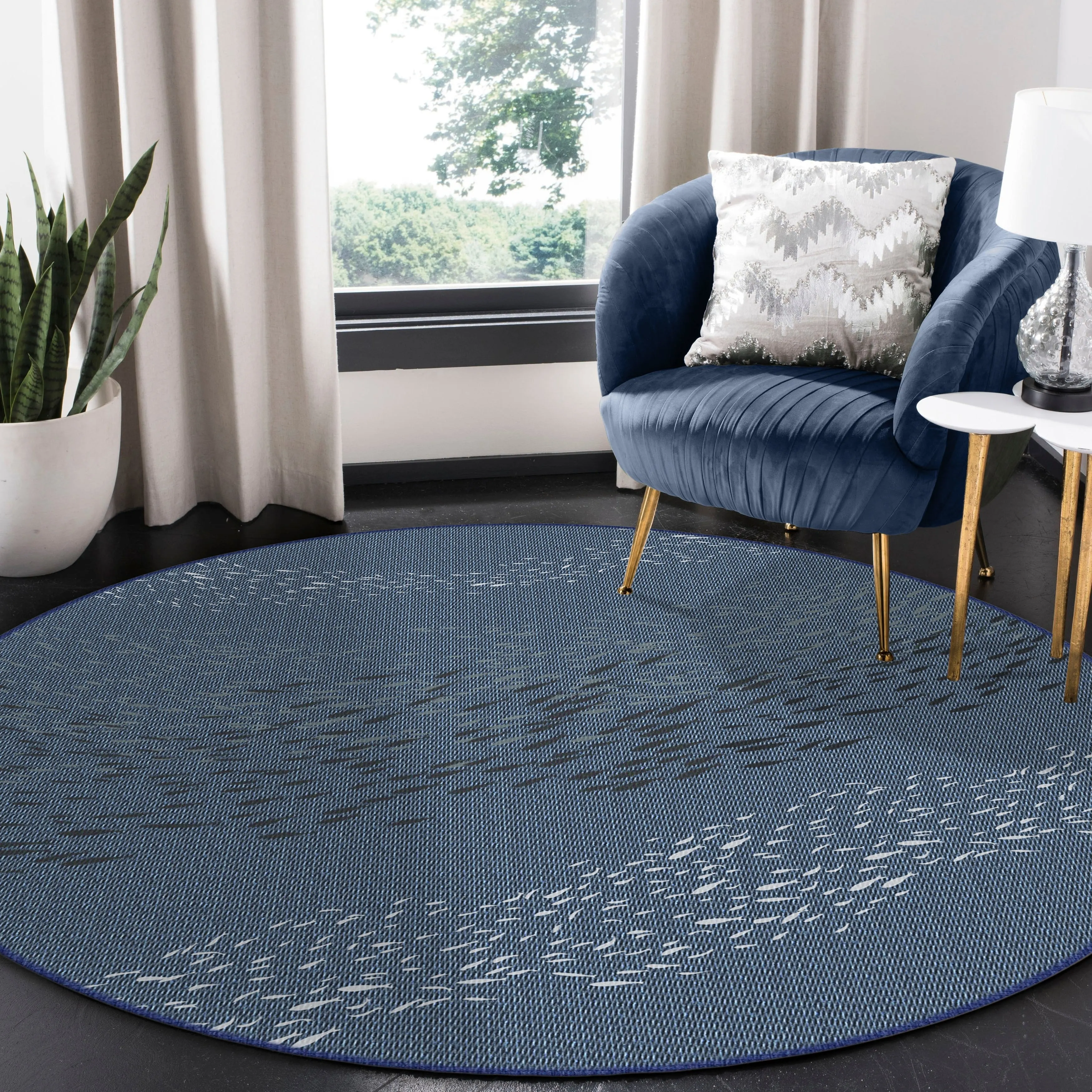 Liora Manne Carmel School Of Fish Indoor/Outdoor Area Rug