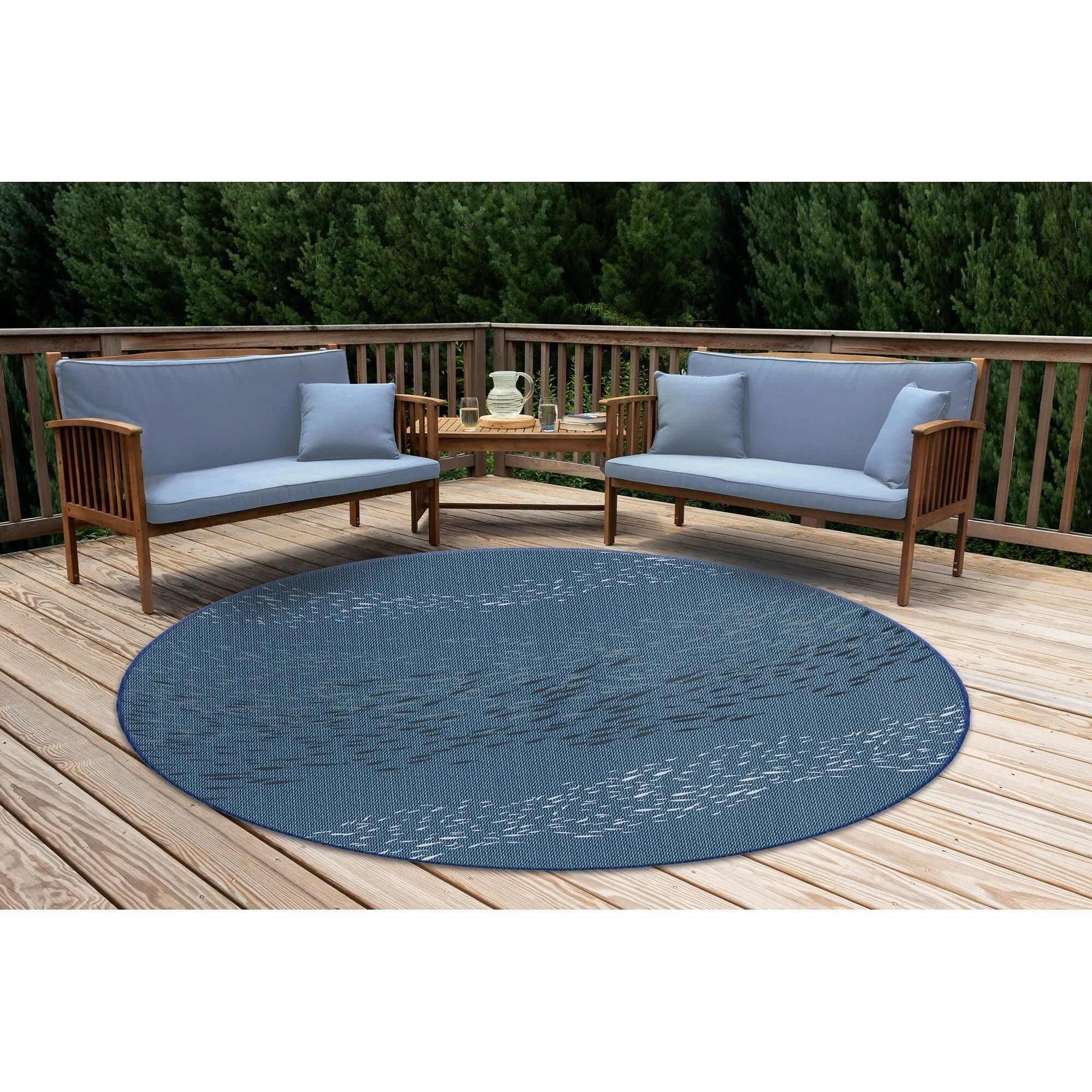 Liora Manne Carmel School Of Fish Indoor/Outdoor Area Rug
