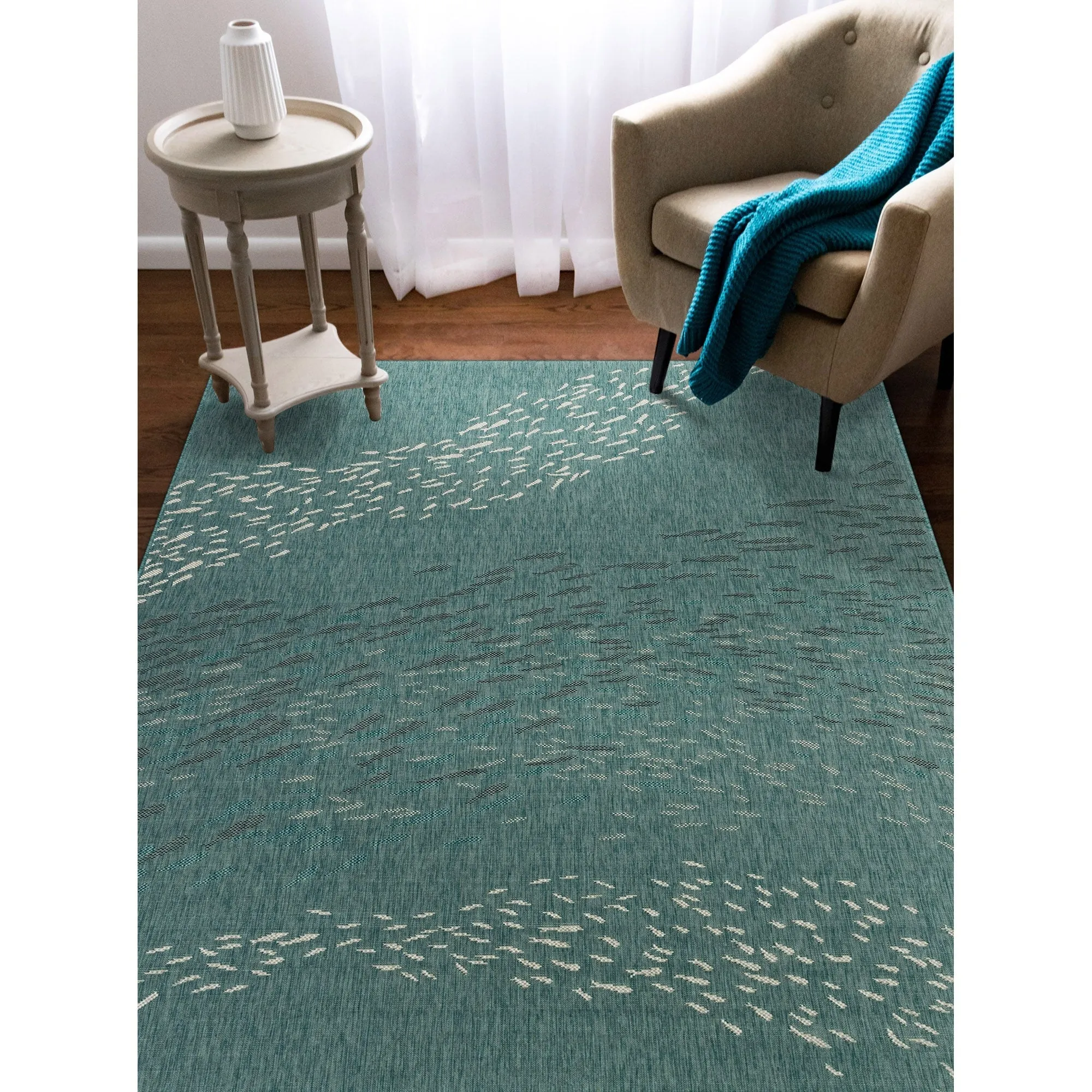 Liora Manne Carmel School Of Fish Indoor/Outdoor Area Rug