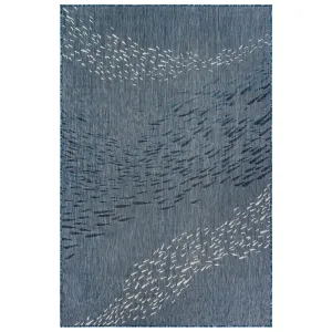 Liora Manne Carmel School Of Fish Indoor/Outdoor Area Rug
