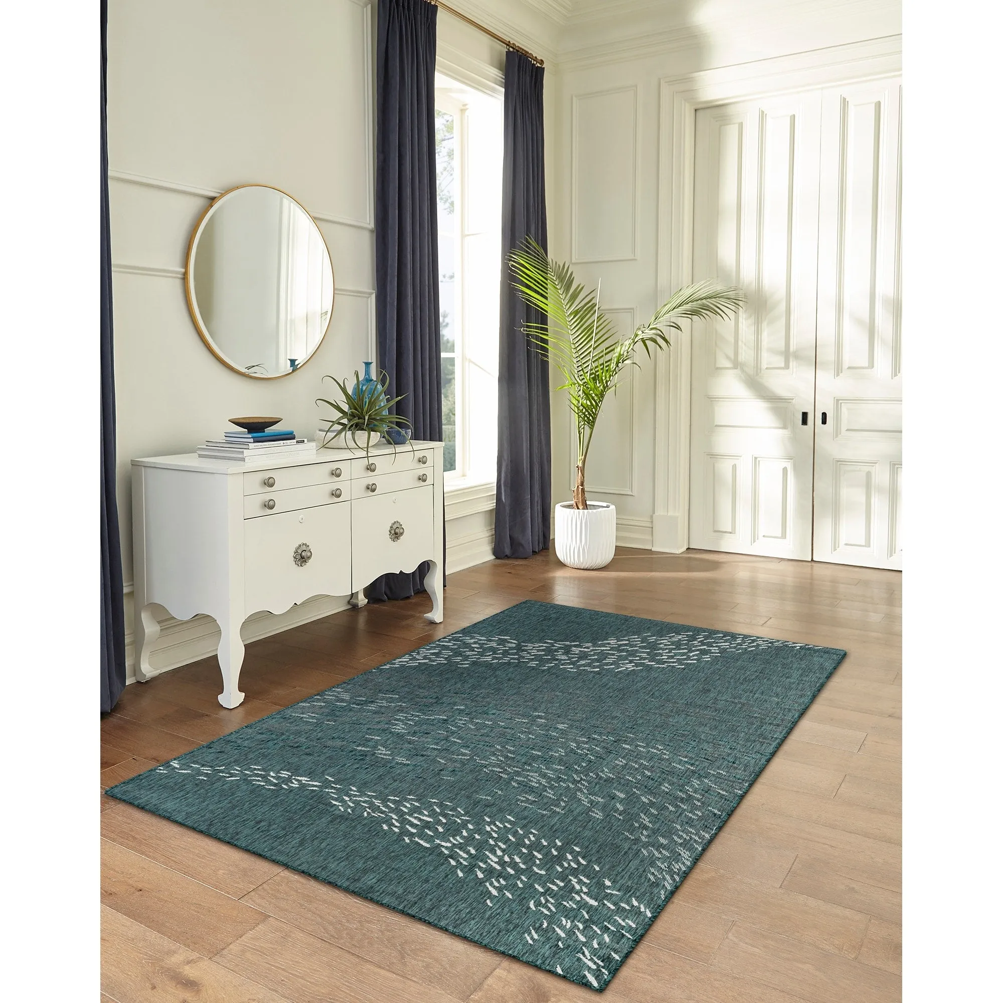 Liora Manne Carmel School Of Fish Indoor/Outdoor Area Rug