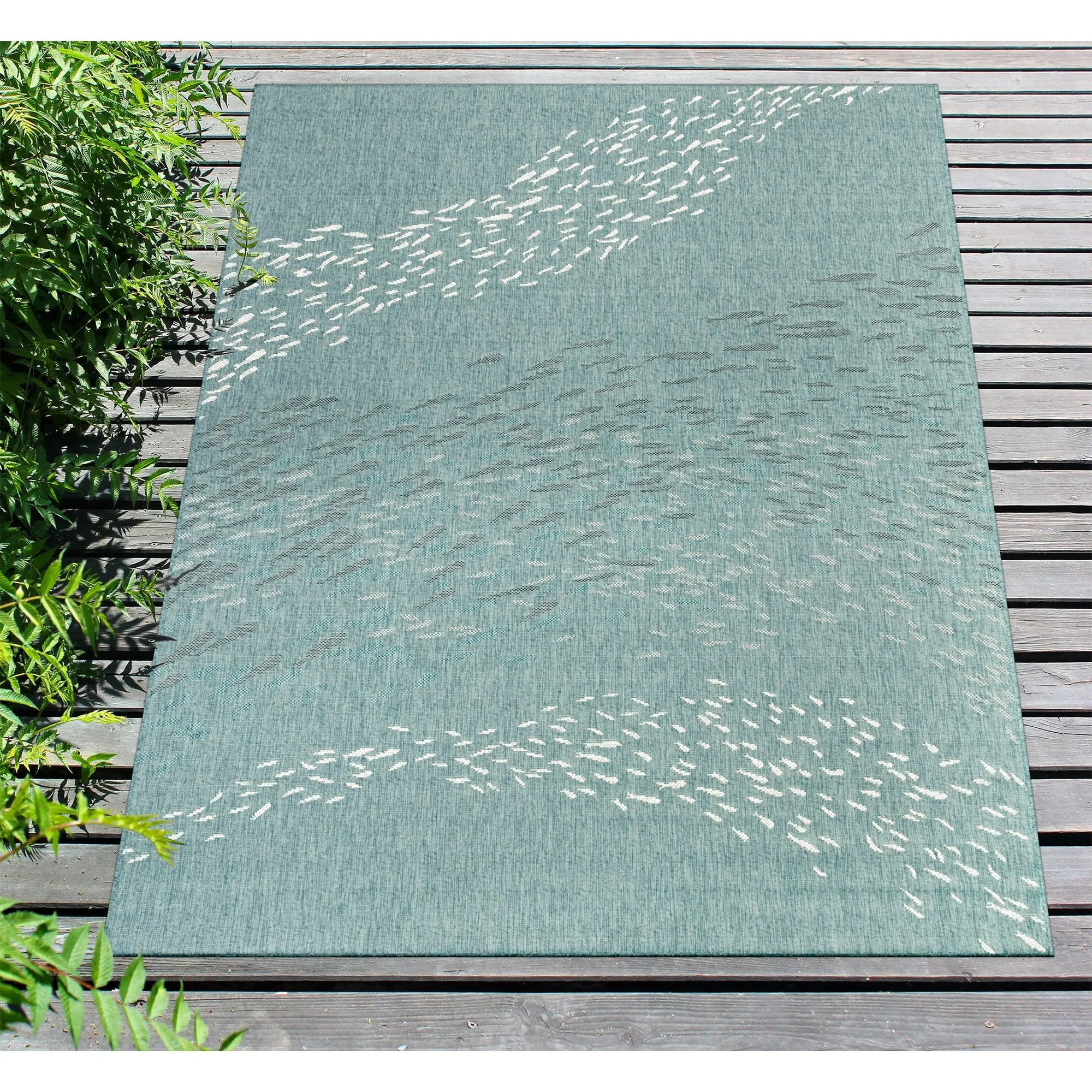 Liora Manne Carmel School Of Fish Indoor/Outdoor Area Rug